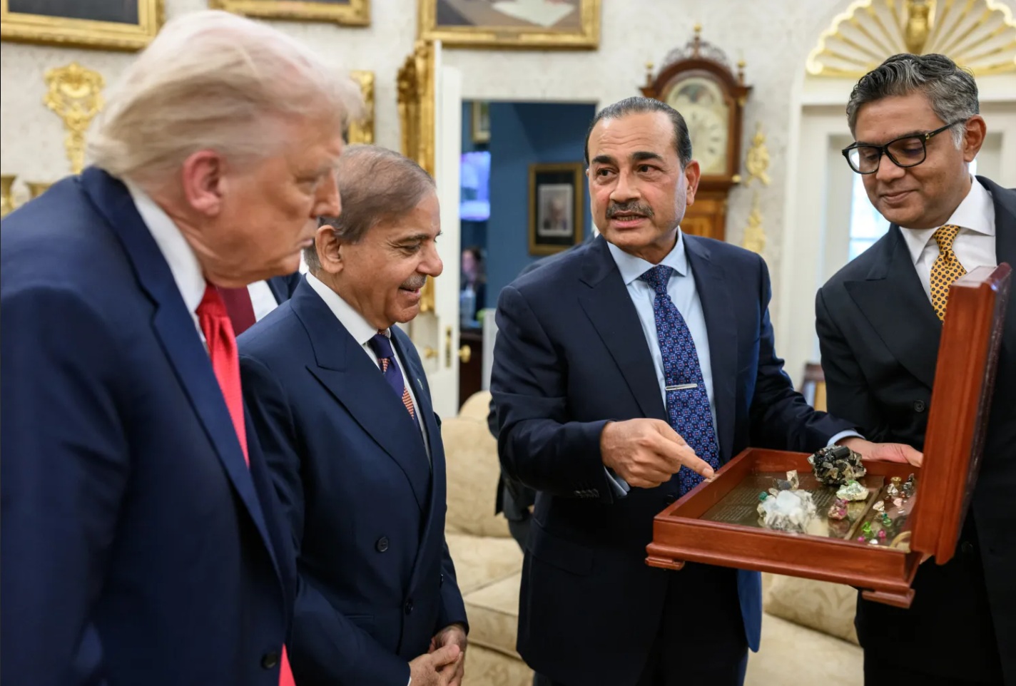 Pakistani prime minister Shehbaz Sharif and Field Marshal Asim Munir paid a visit to White House to meet US President Donald Trump in September 2025. [Handout/The White House]