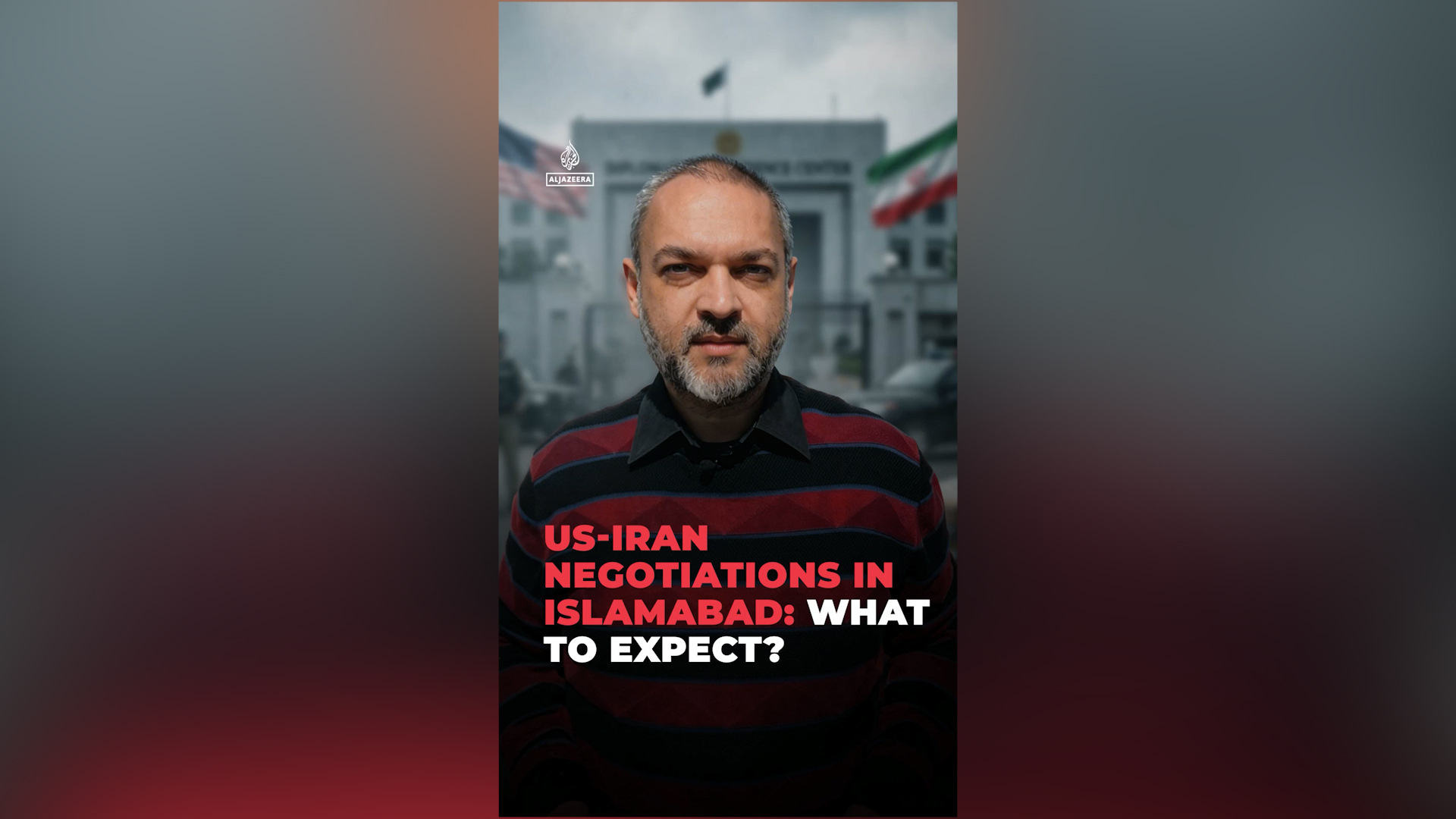 US and Iranian delegations are set to meet in Islamabad for peace talks to end six weeks of war. Here&rsquo;s what we know about who is attending, what is on the table, and what could derail the negotiations. Al Jazeera&rsquo;s Abid Hussain explains from Islamabad. [Al Jazeera]