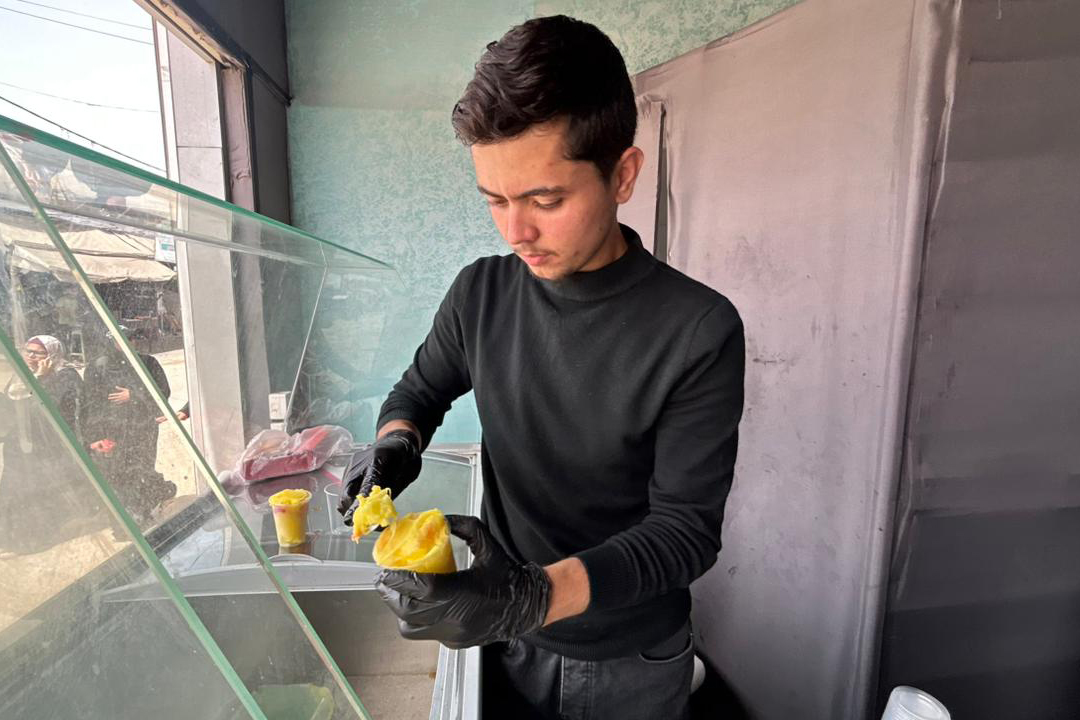 Gaza ice cream shop