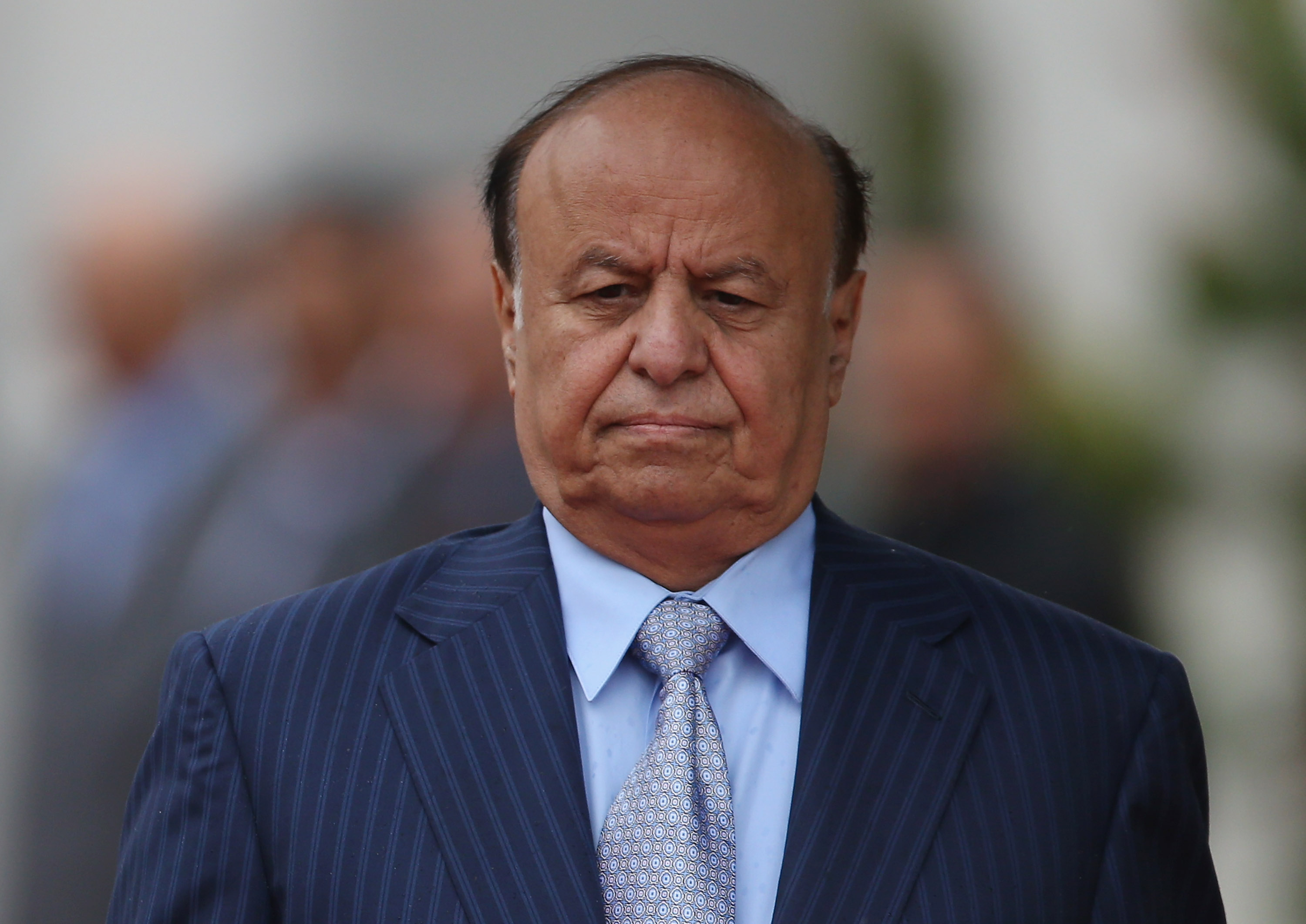 BERLIN, GERMANY - OCTOBER 04: Abdrabuh Mansur Hadi, President of the Republic of Yemen, arrives at the Chancellery to meet with German Chancellor Angela Merkel on October 4, 2012 in Berlin, Germany. President Hadi succeeds former Yemeni President Ali Abdullah Saleh following bloody uprisings in Yemen months ago. (Photo by Sean Gallup/Getty Images)