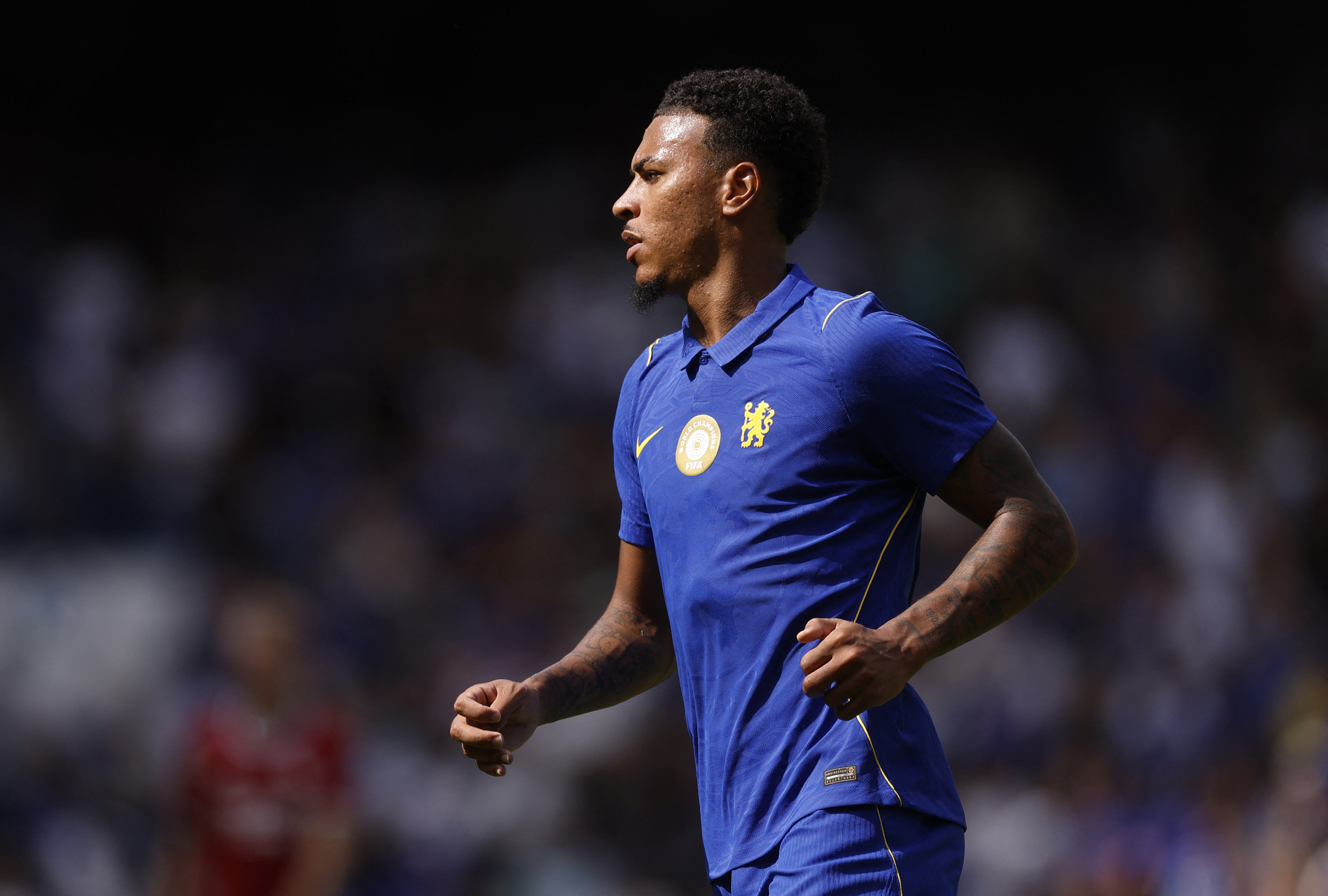 Soccer Football - Pre Season Friendly - Chelsea v Real Sociedad - Stamford Bridge, London, Britain - August 15, 2026 Chelsea's Morgan Rogers Action Images via Reuters/Andrew Couldridge