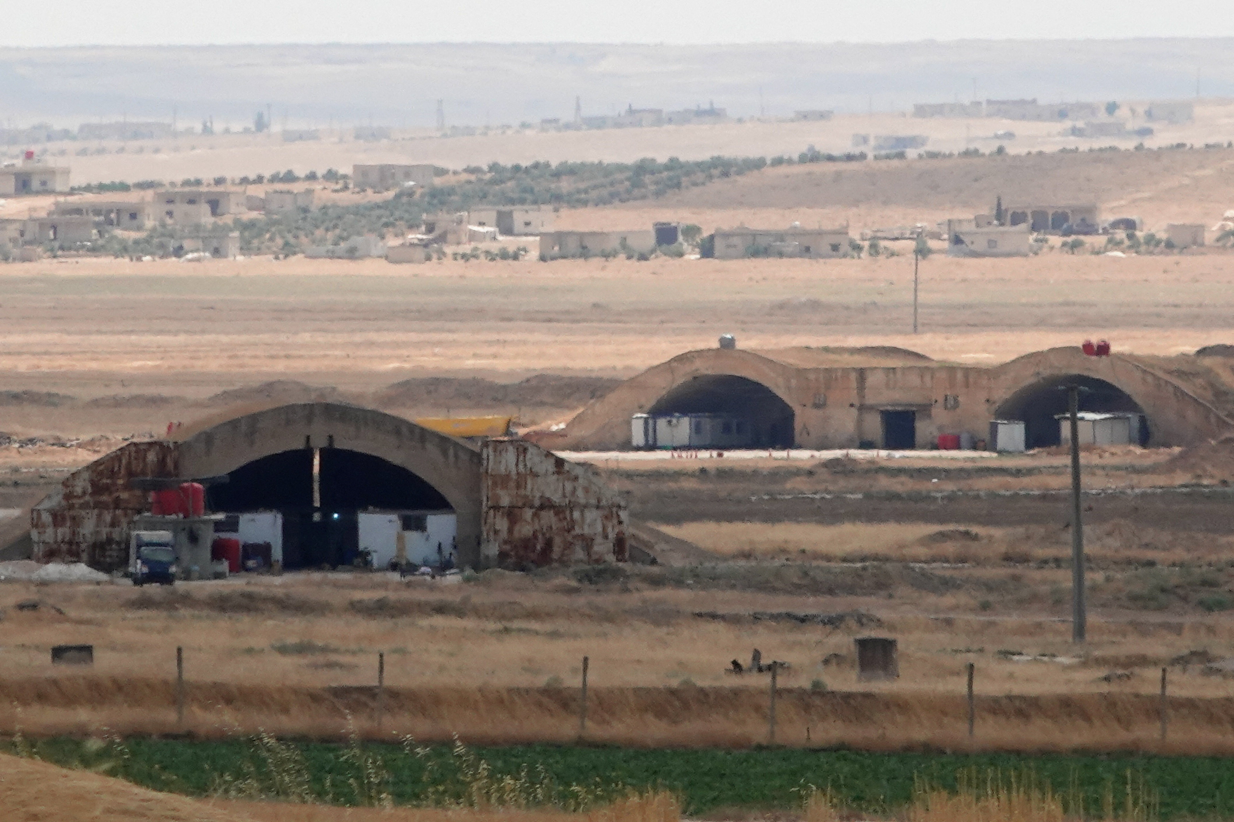 Abu al Duhur base following strikes, Syria, August 18, 2026 [Stringer/Reuters]