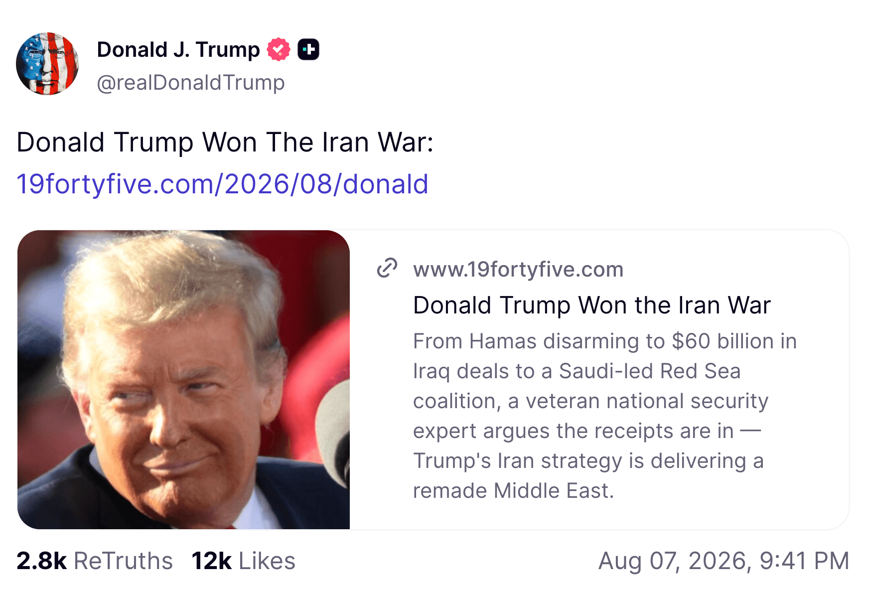 INTERACTIVE - Trump Truth Social 9-1787230504