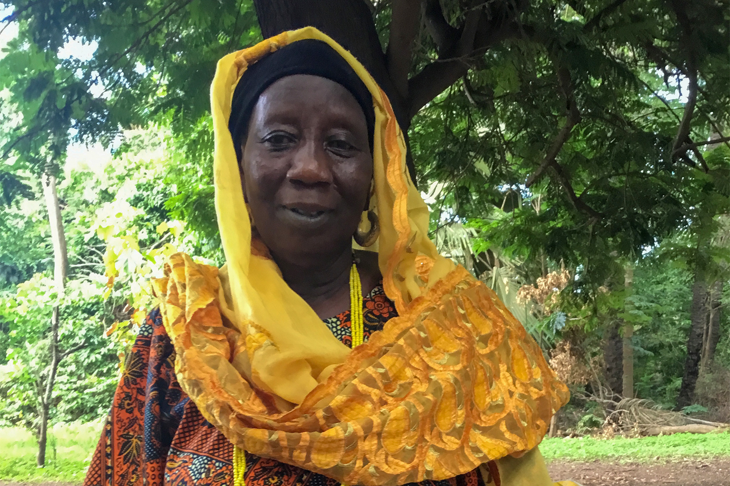 Tida Fofana has belonged to the Kanyeleng since 1965, longer than any other member of her group in Bakau