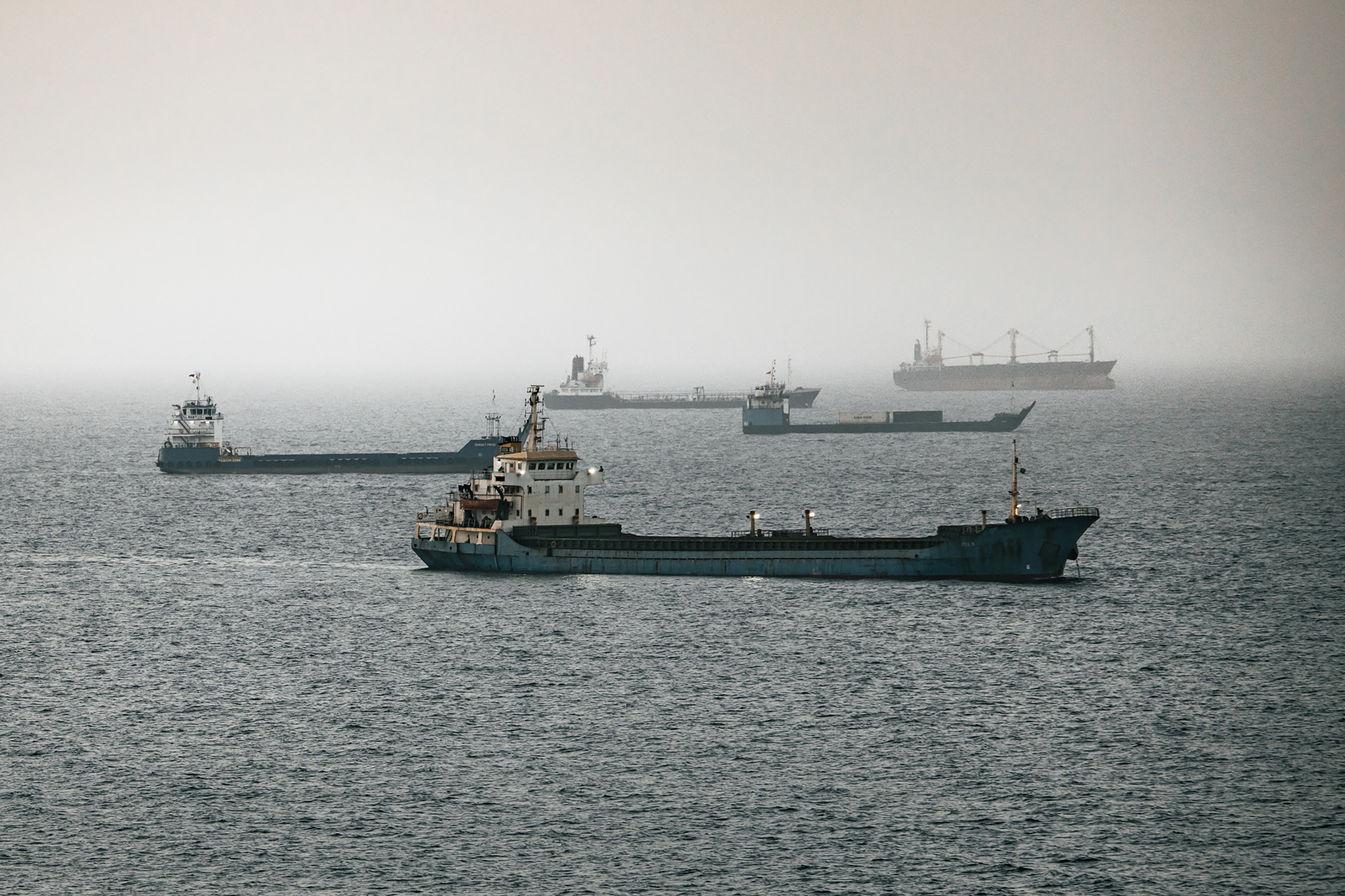 Alternate crop of Crude oil tankers, bulk carriers and vessels sit anchored around Qaboos Port on June 22, 2026 in Muscat, Oman. The Strait of Hormuz, a vital shipping route for the region's oil and gas, was effectively blockaded since the outbreak of war between the United States and Iran in late February. (Photo: Elke Scholiers/Getty)