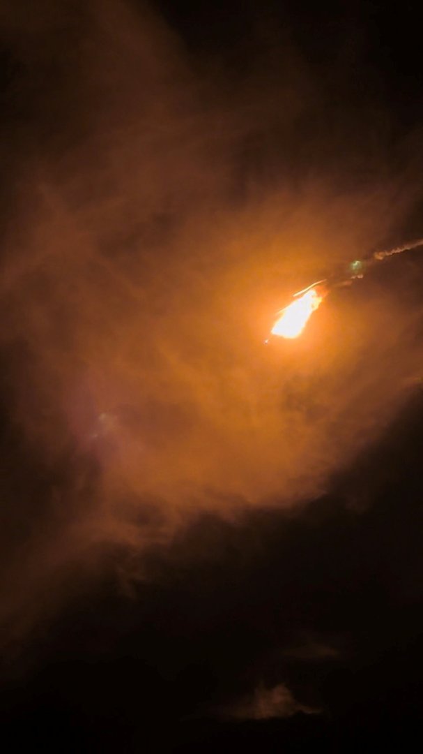 China's Long March 7A rocket appears to break apart after it exploded during liftoff from the Wenchang space launch site, in the southern island province of Hainan, China, August 10, 2026, in this still image obtained from a video. Social Media/via REUTERS