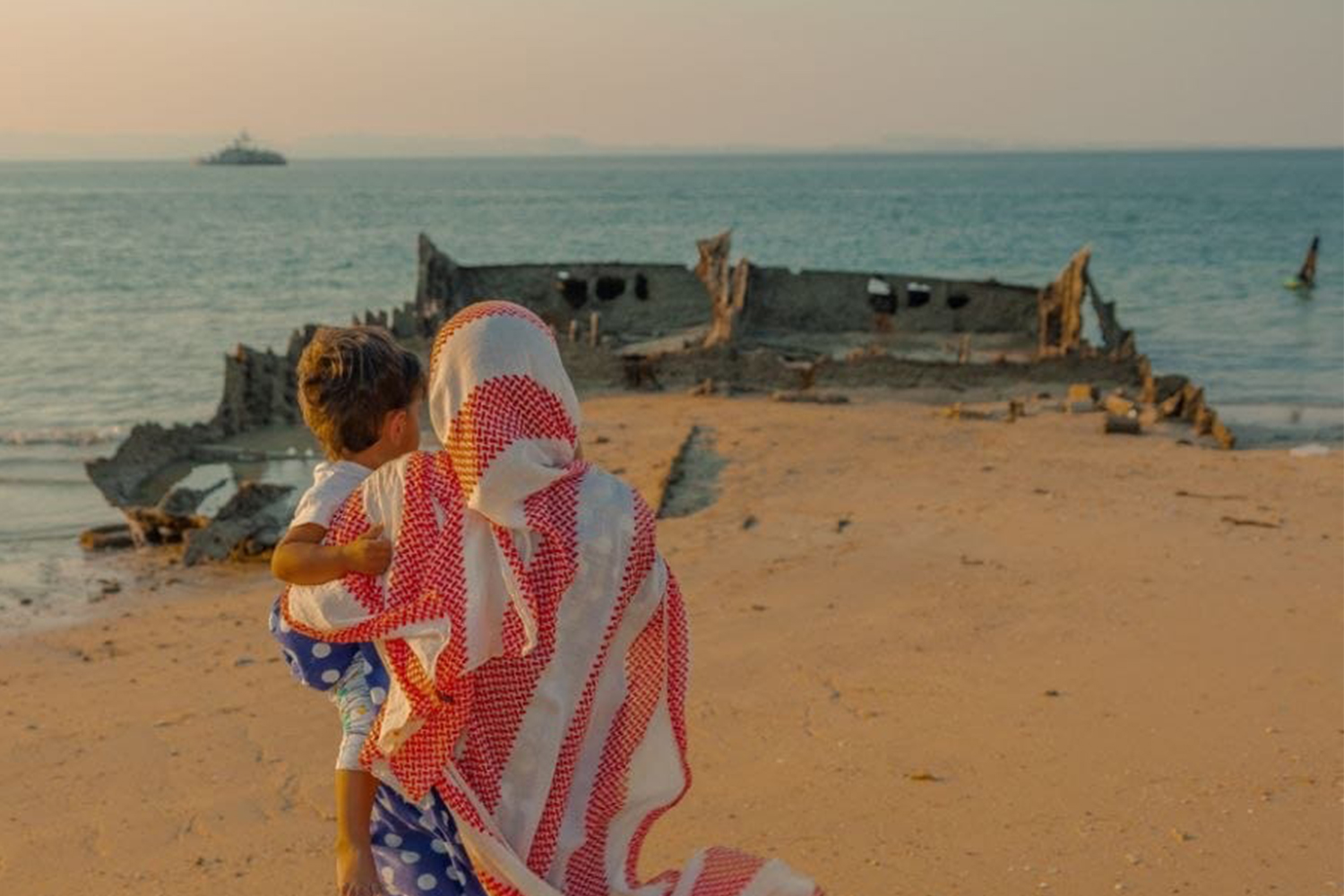 Bandari feared remaining on Hengam Island once the US bombing of Iran’s southern coast began [Courtesy of Khadijeh Bandari]
