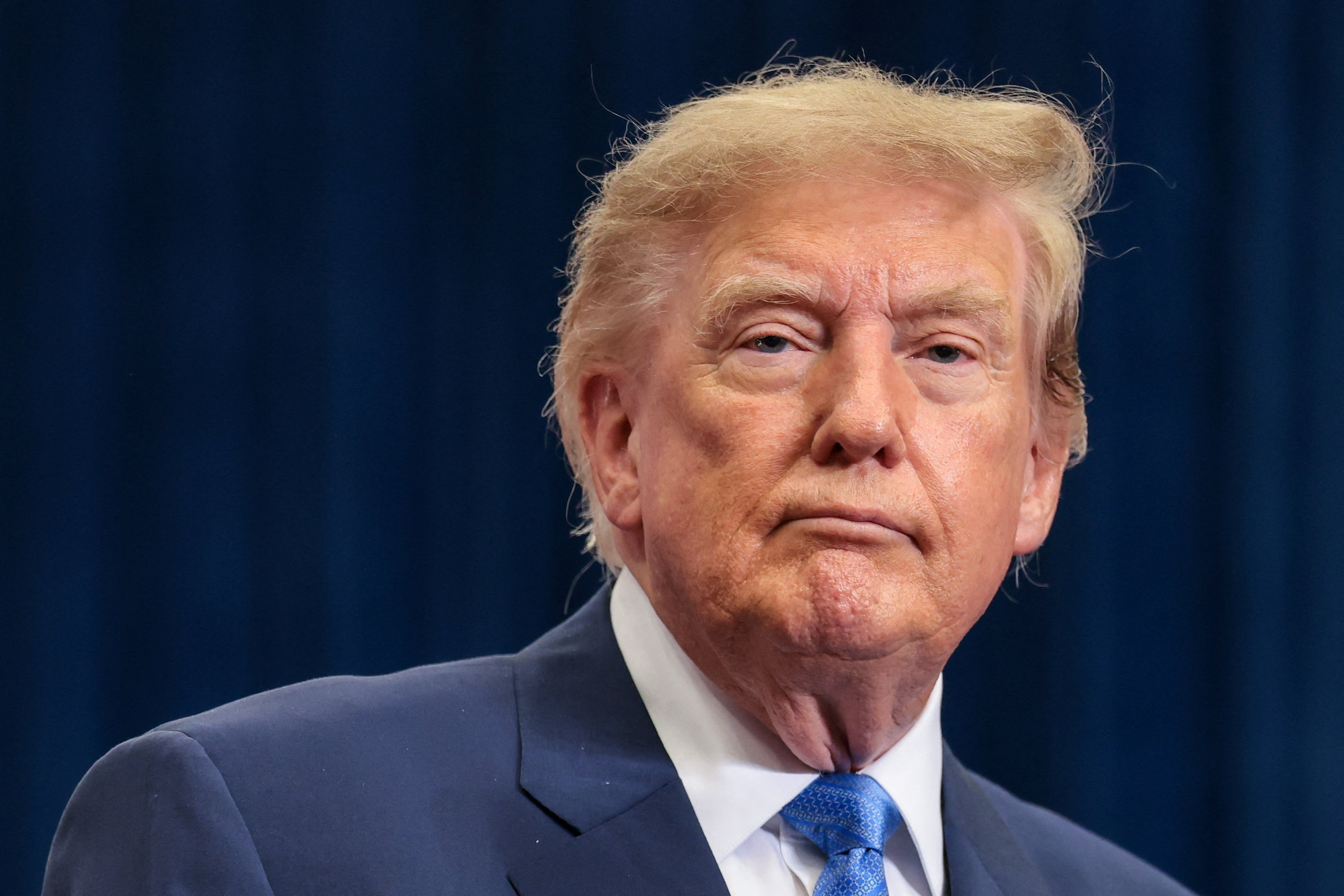 U.S. President Donald Trump participates in a Congressional Space Medal of Honor presentation to the Artemis II crew at NASA's Johnson Space Center in Houston, Texas, U.S., August 28, 2026. REUTERS/Kylie Cooper