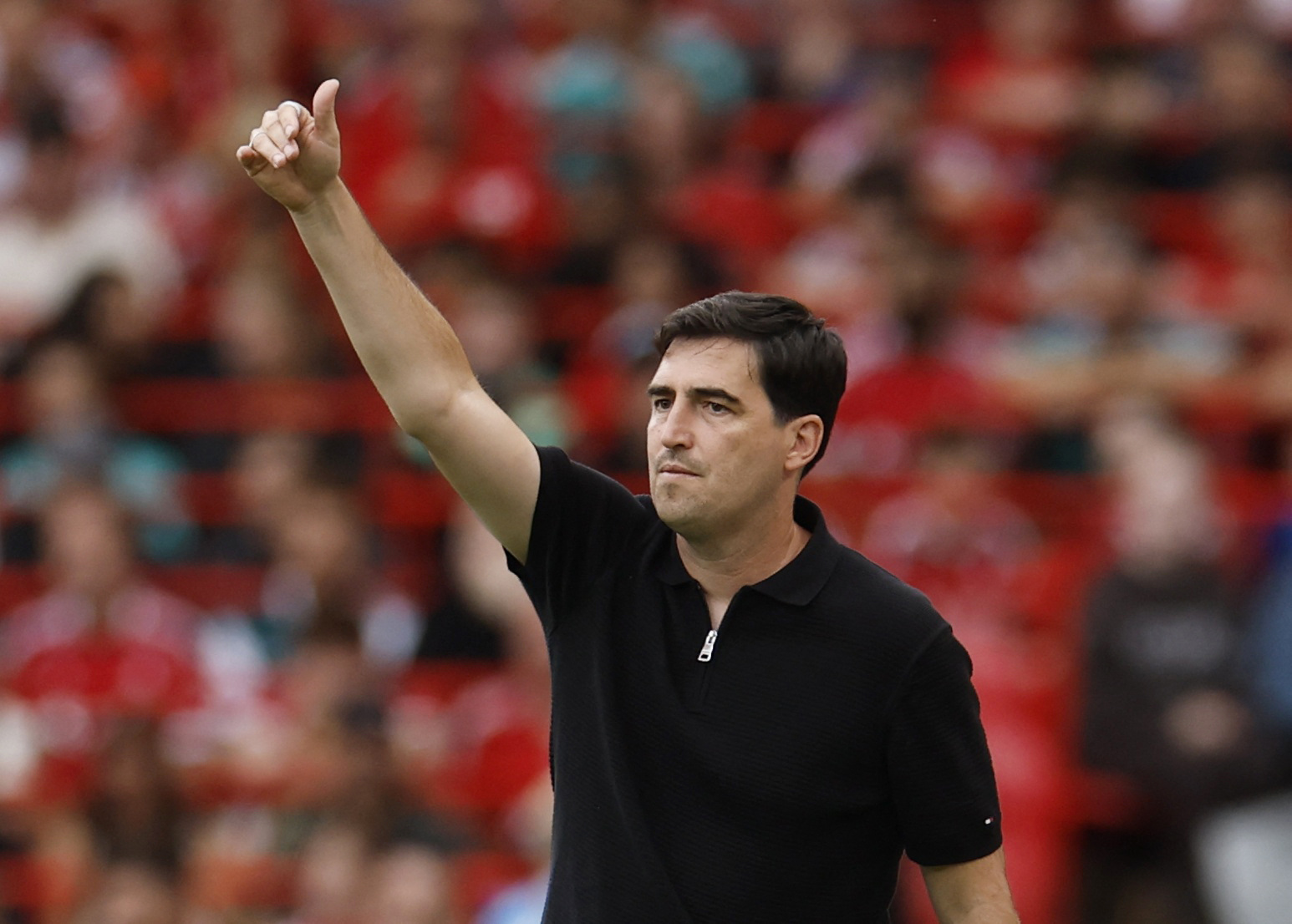 Liverpool coach Andoni Iraola
