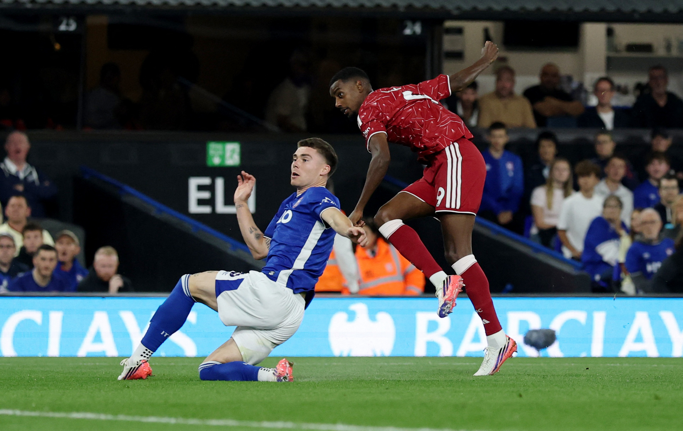Liverpool's Alexander Isak scores their first goal