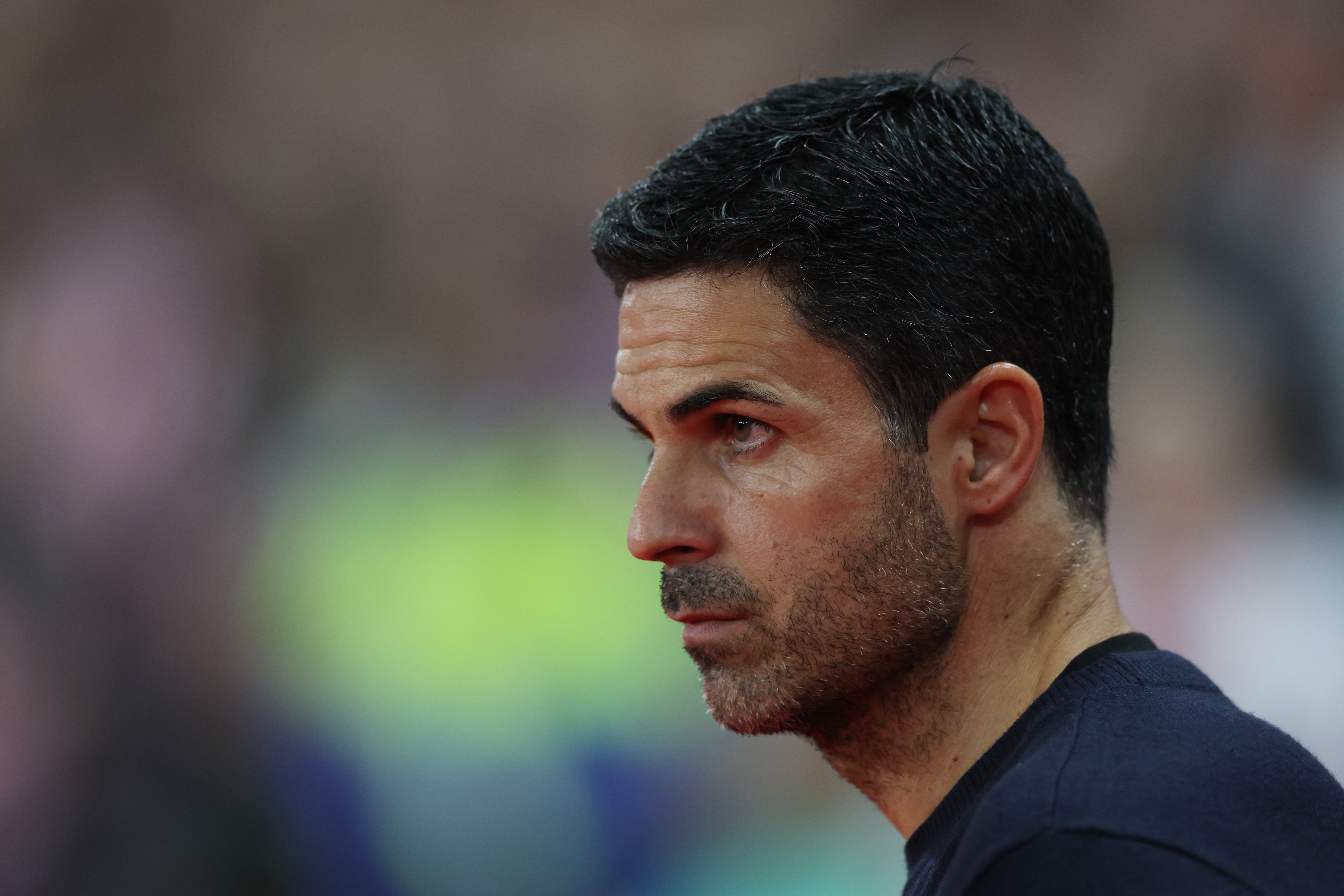 Arsenal manager Mikel Arteta before the match
