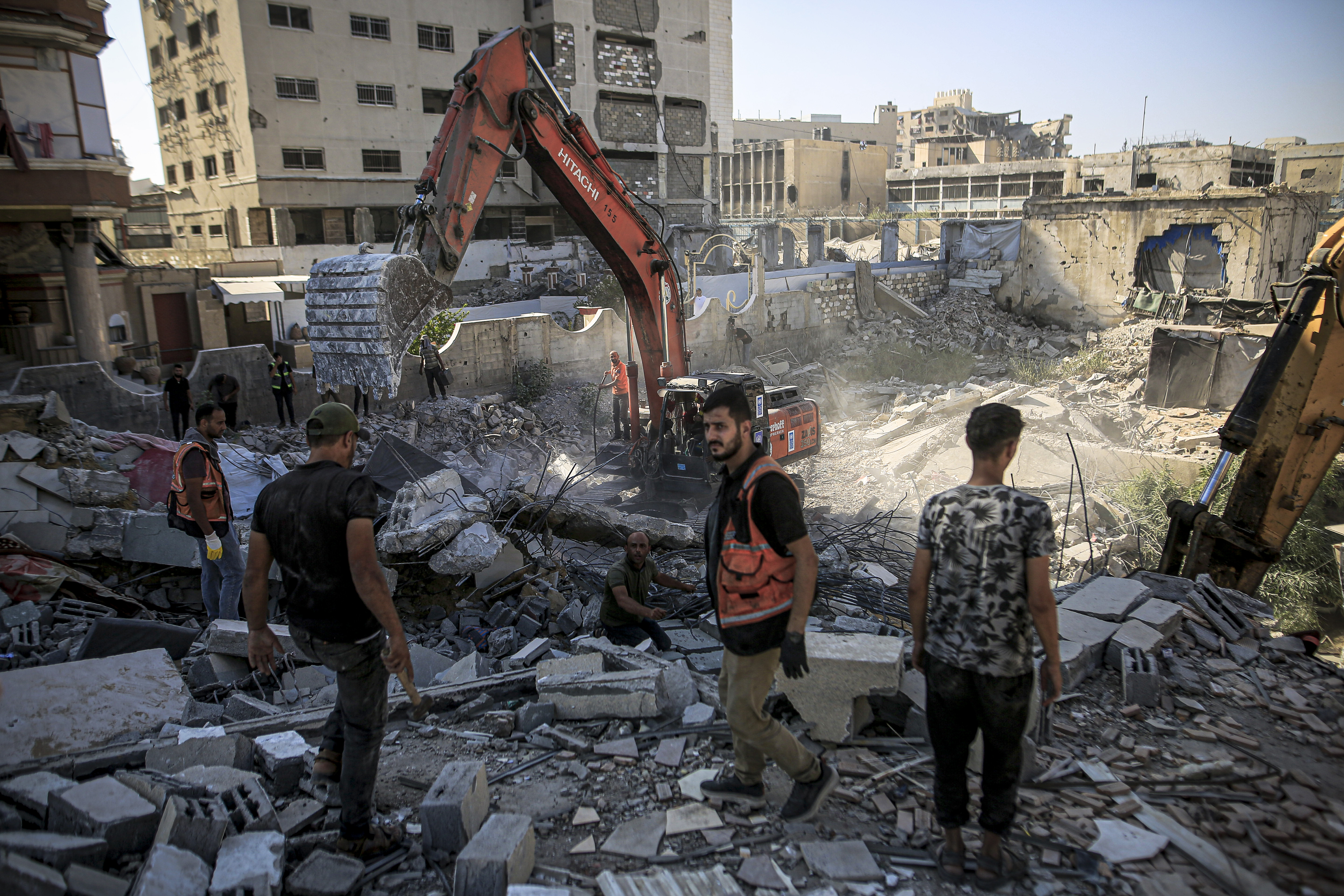Gaza building collapse