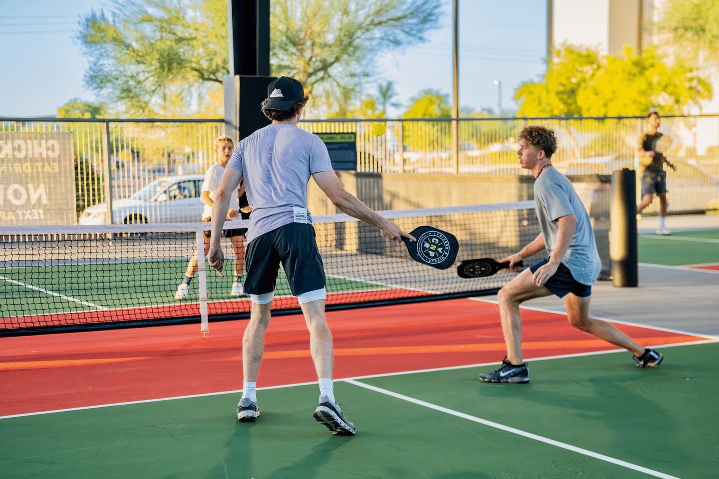 Chicken N Pickle offers both indoor courts and outdoor courts so that players can participate regardless of the weather [Courtesy of Chicken N Pickle]