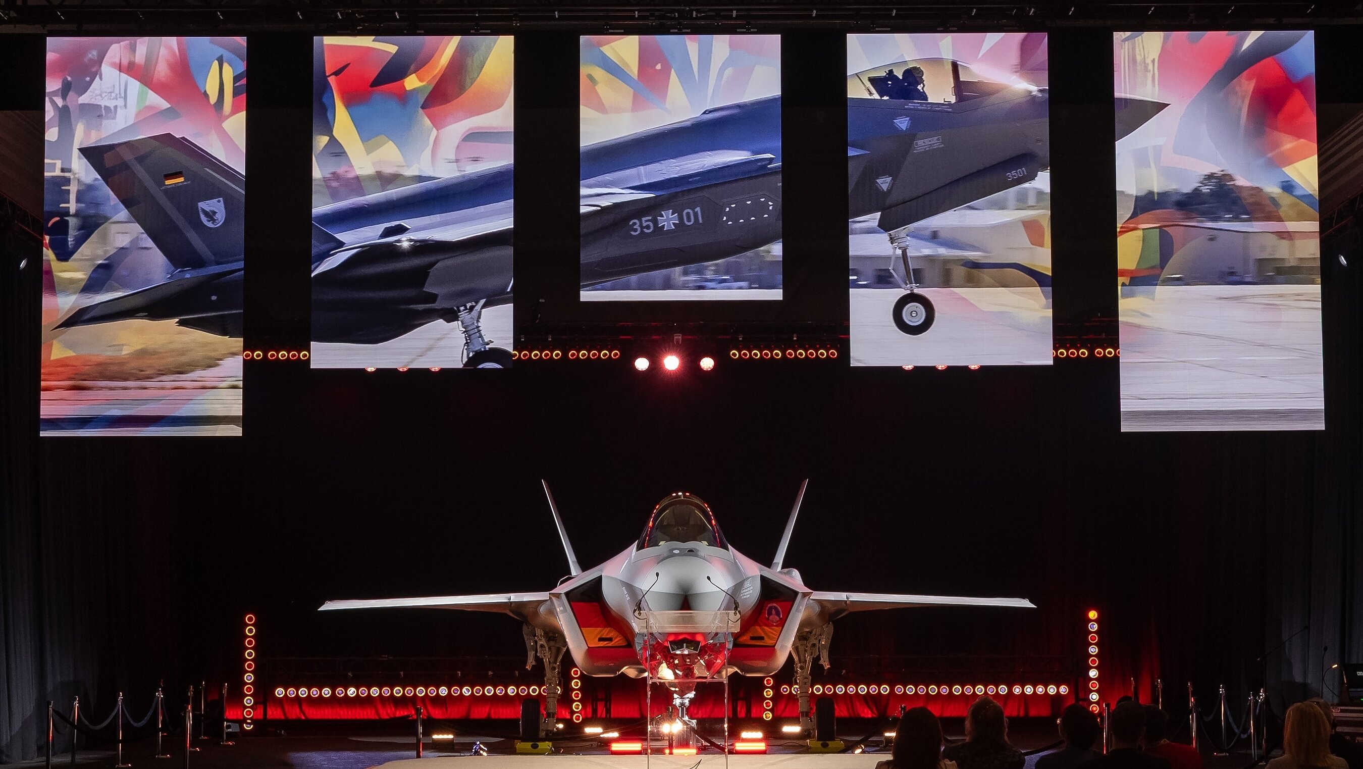 Lockheed Martin presented Germany's first F-35 to the German government during a ceremony in Fort Worth, Texas, Sept. 18, 2026 [Lockheed Martin Aeronautics]