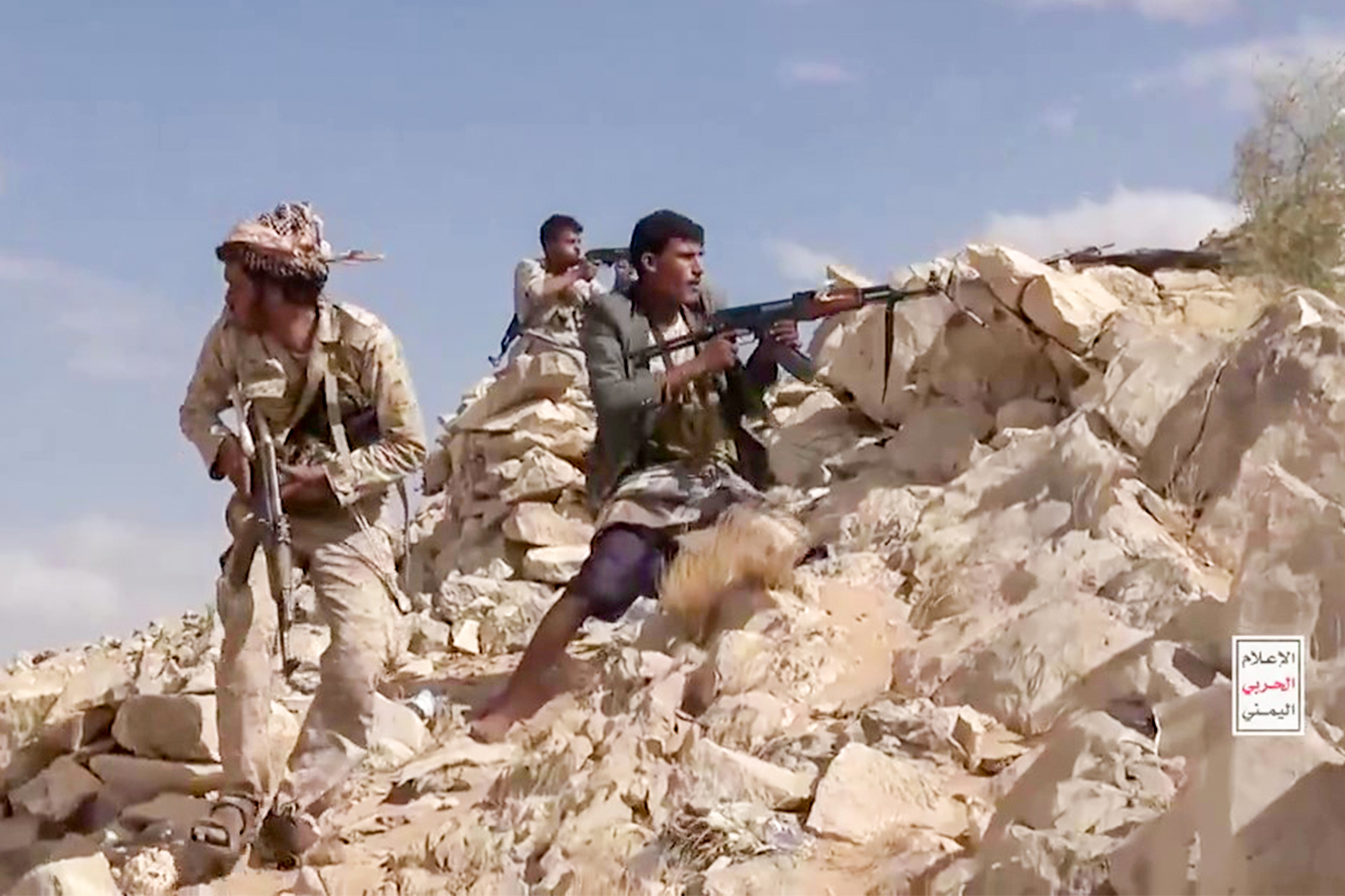 AL JAWF, YEMEN - SEPTEMBER 14: (EDITOR'S NOTE: This Handout photo was provided by a third-party organization and may not adhere to Getty Images' editorial policy.) In this handout photo provided by Houthi Media Center, fighters of Yemen's Houthi group fighting against the Saudi-backed forces on September 14, 2026 in Al Jawf province, Yemen. Yemen's Houthi group continues the war against Saudi Arabia and its loyal forces on the ground in a significant escalation across several provinces. The group said that it will not halt its war against Saudi Arabia until it lifts the blockade on Yemen's air, sea and land imposed on Yemen since 2015, and pays the war reparations. (Photo handout by Houthi Media Center via Getty Images)