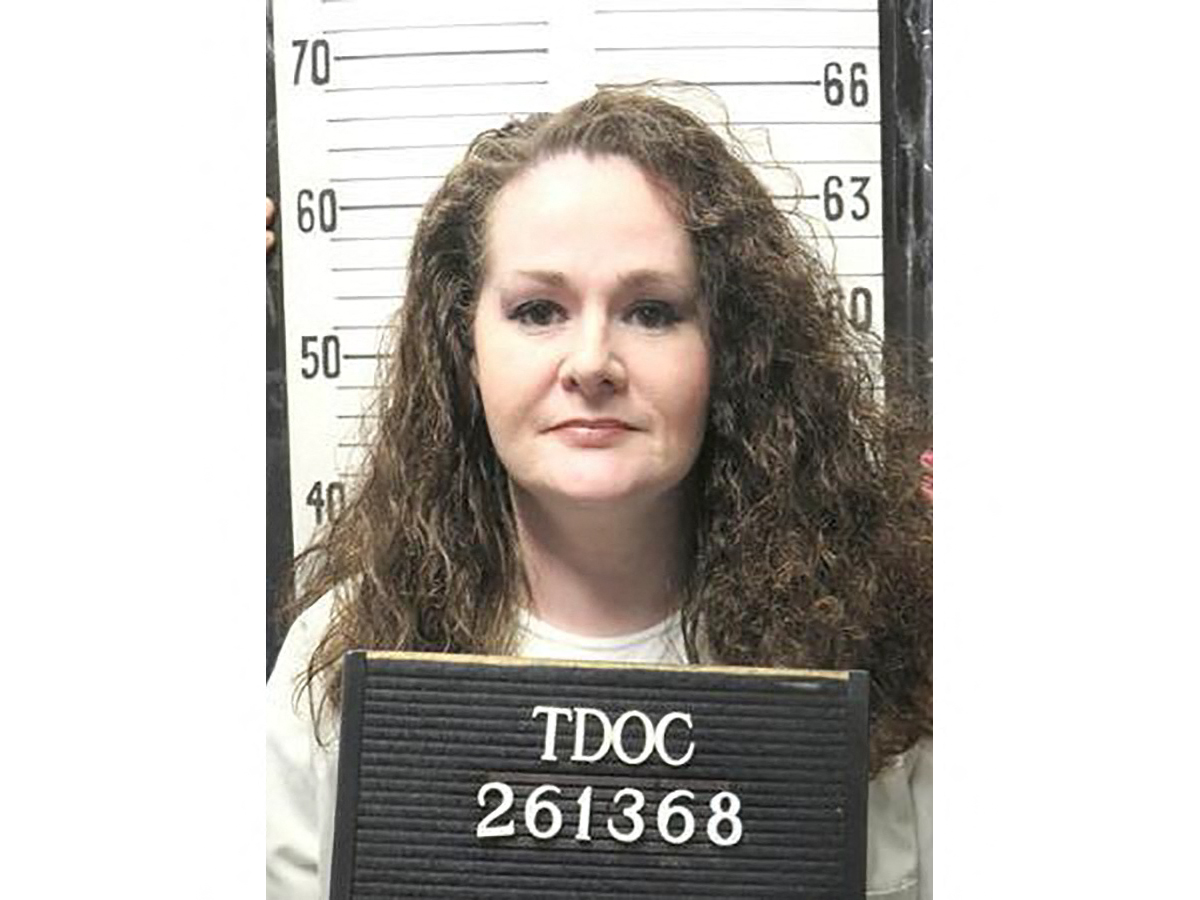 This handout picture dated January 12, 2023 provided by the Tennessee Department of Correction shows convicted US murderer Christa Pike.