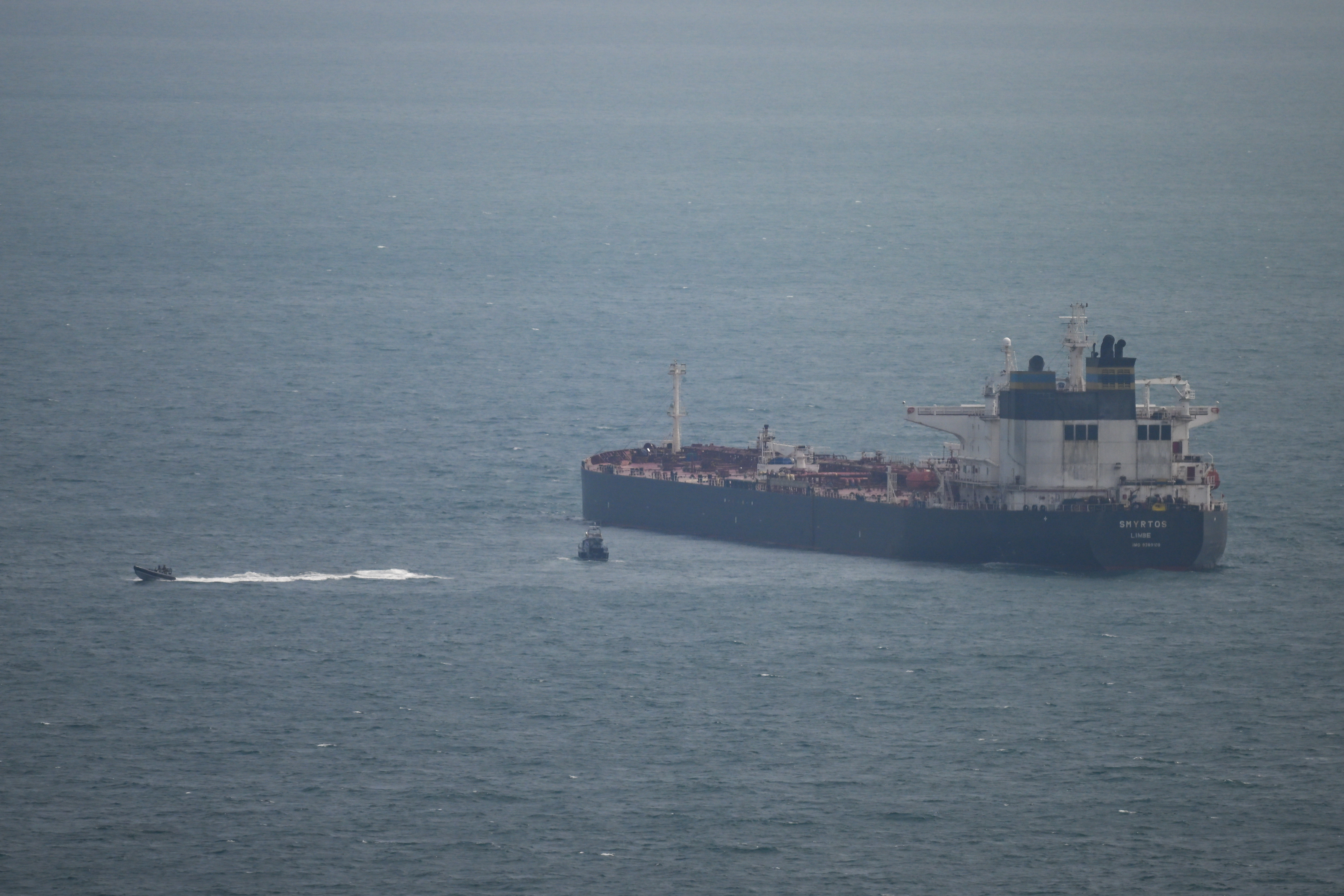 A vessel at sea.