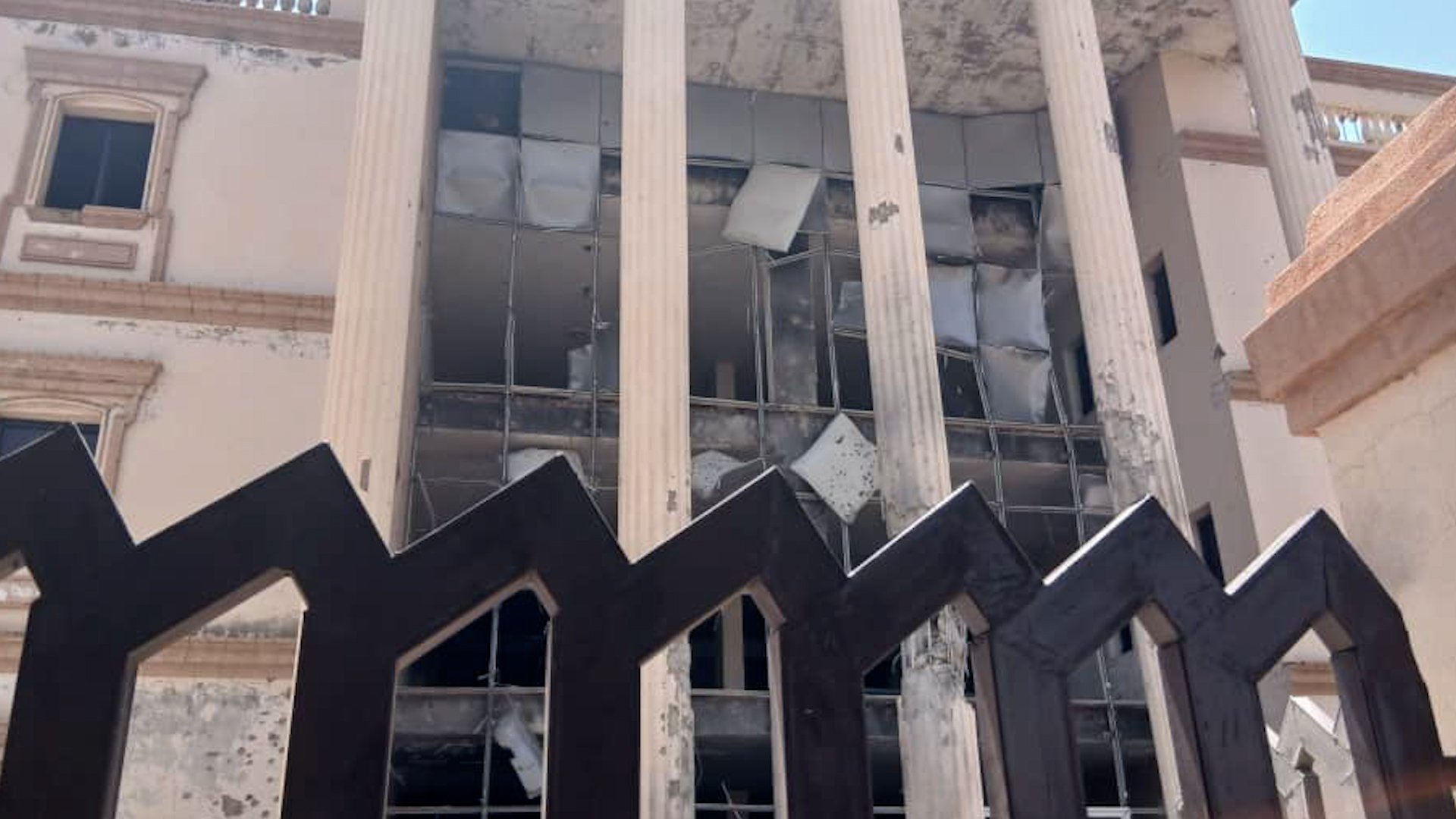 Court building destroyed by RSF Drone