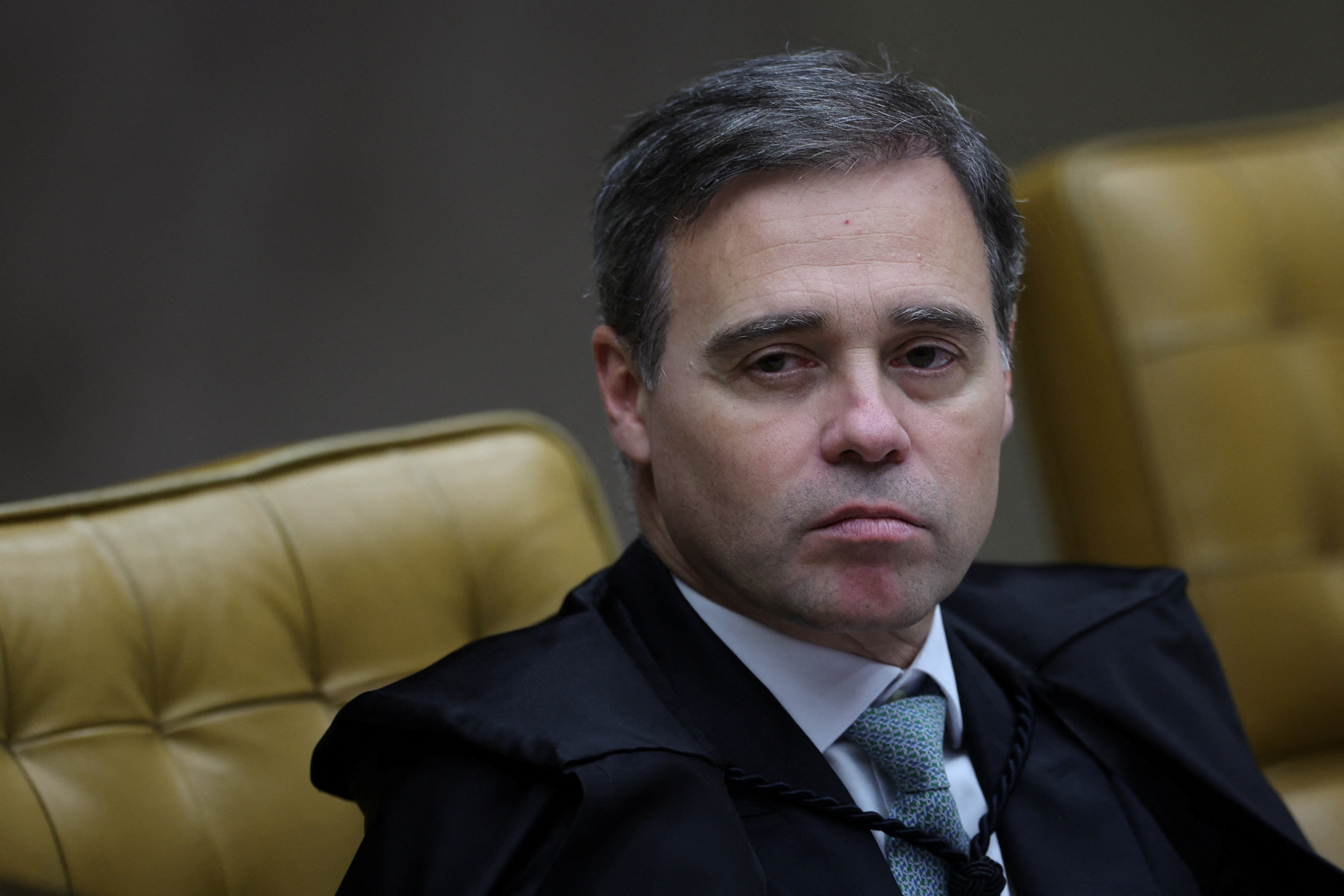 Brazil's Supreme Court Justice Andre Mendonca attends a session of the Supreme Court in Brasilia, Brazil, August 12, 2026. REUTERS/Adriano Machado