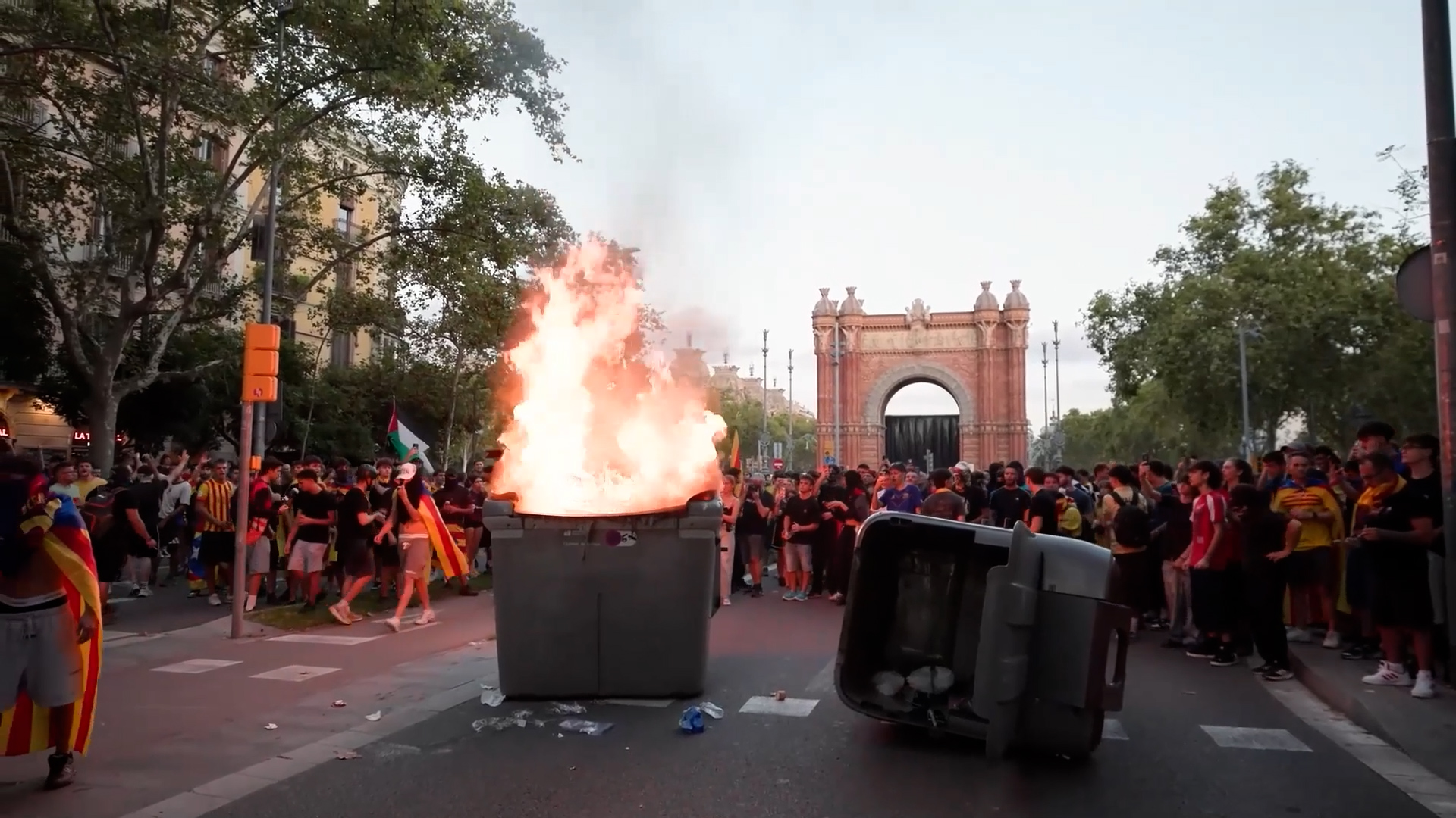 Barcelona protest