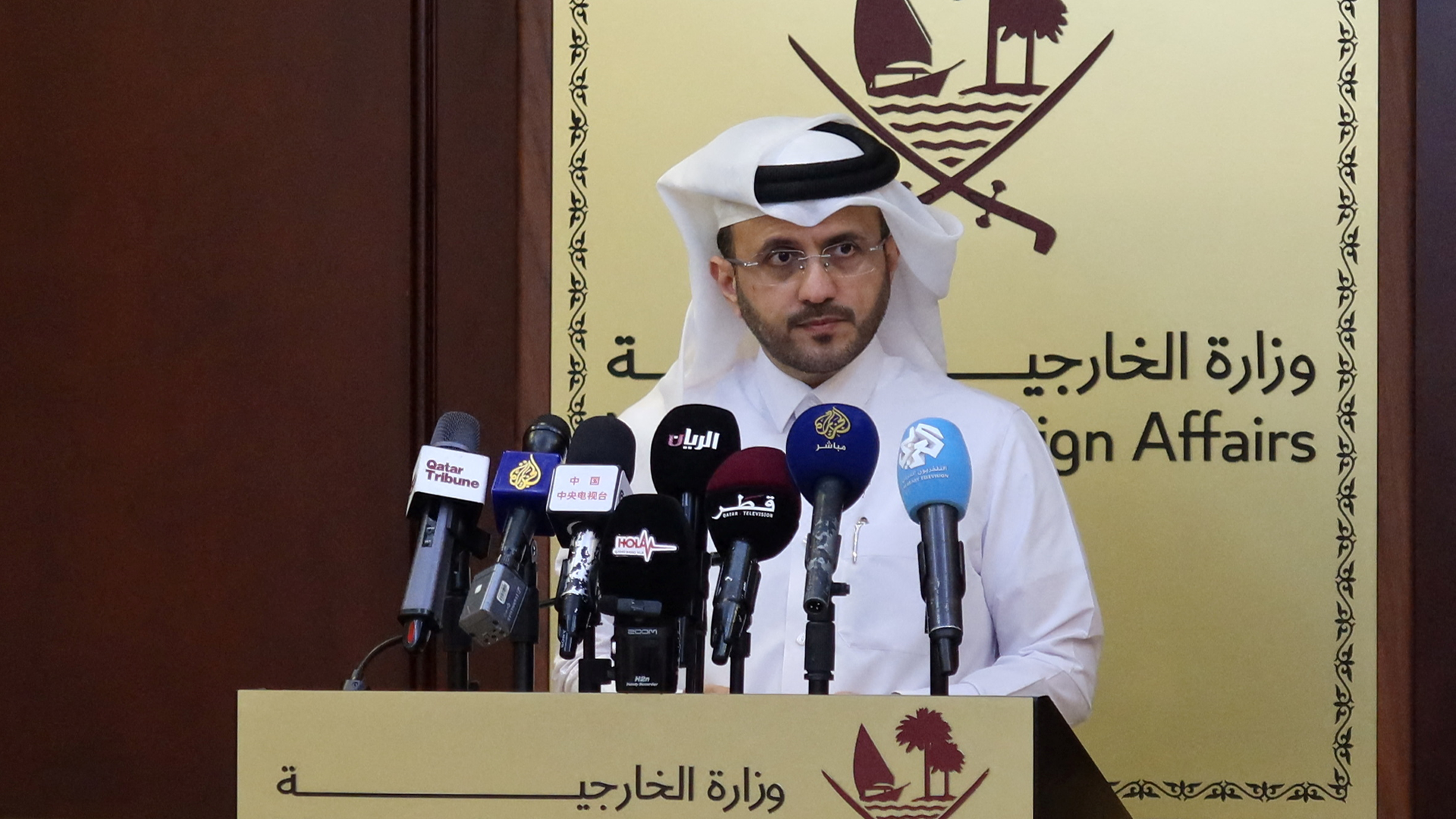 Qatar’s Foreign Ministry spokesperson Majed Al-Ansari