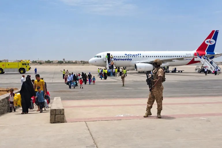 Aden International Airport is one of the primary air travel hubs in areas controlled by Yemen’s internationally recognised government [Al Jazeera]