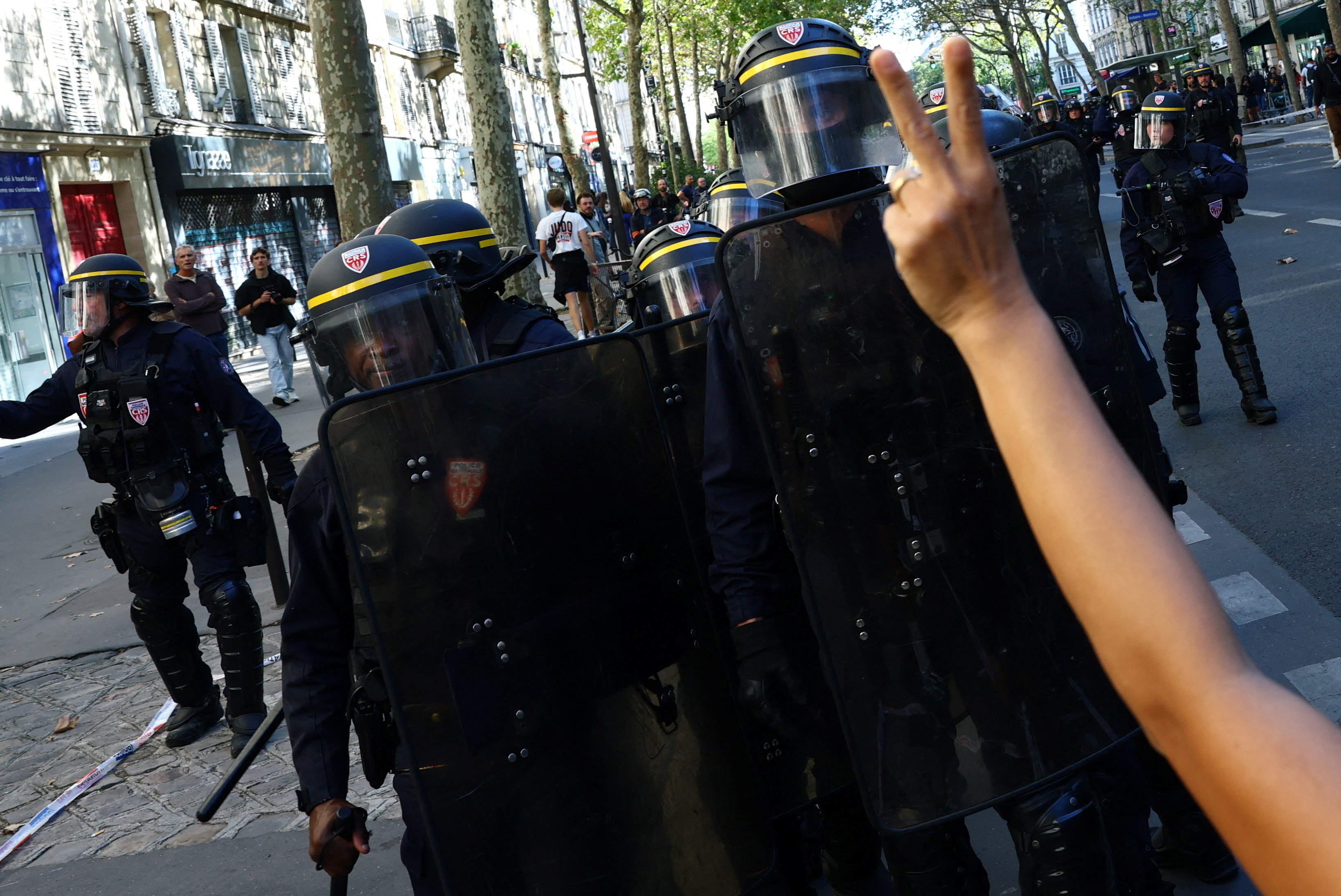 student protests in France