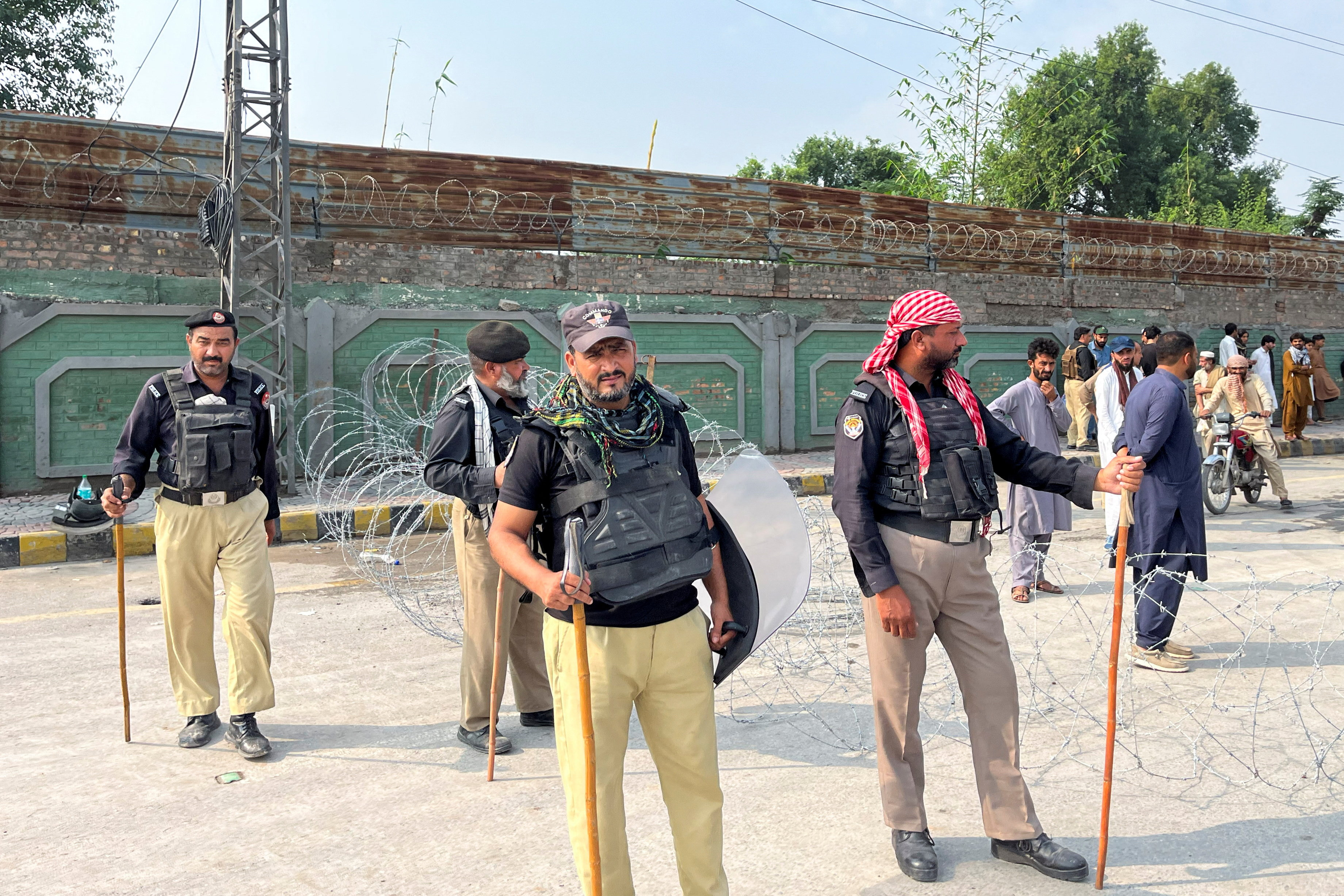 Police in Peshawar, Pakistan
