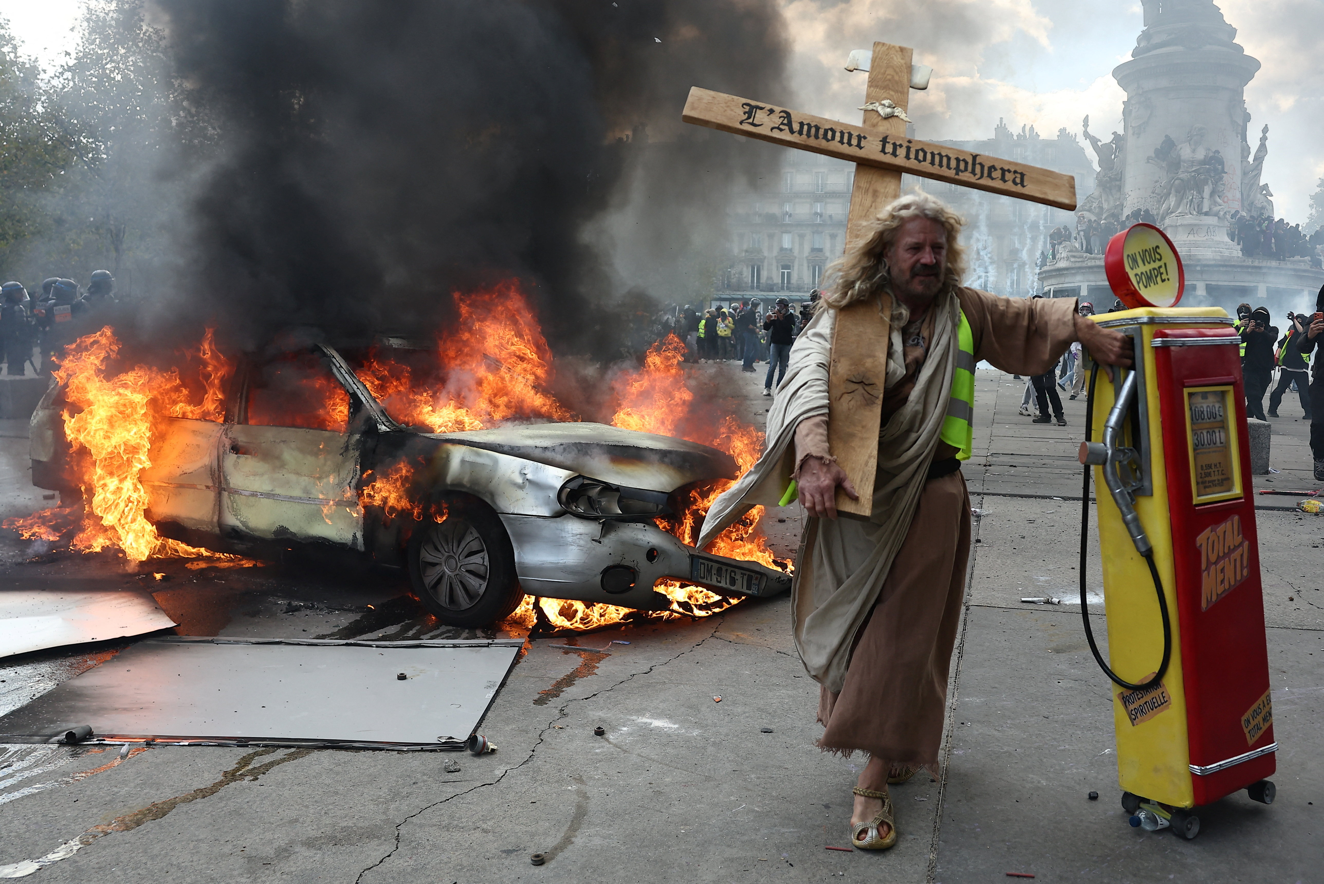 French cities devastated as cost-of-living protests turn violent