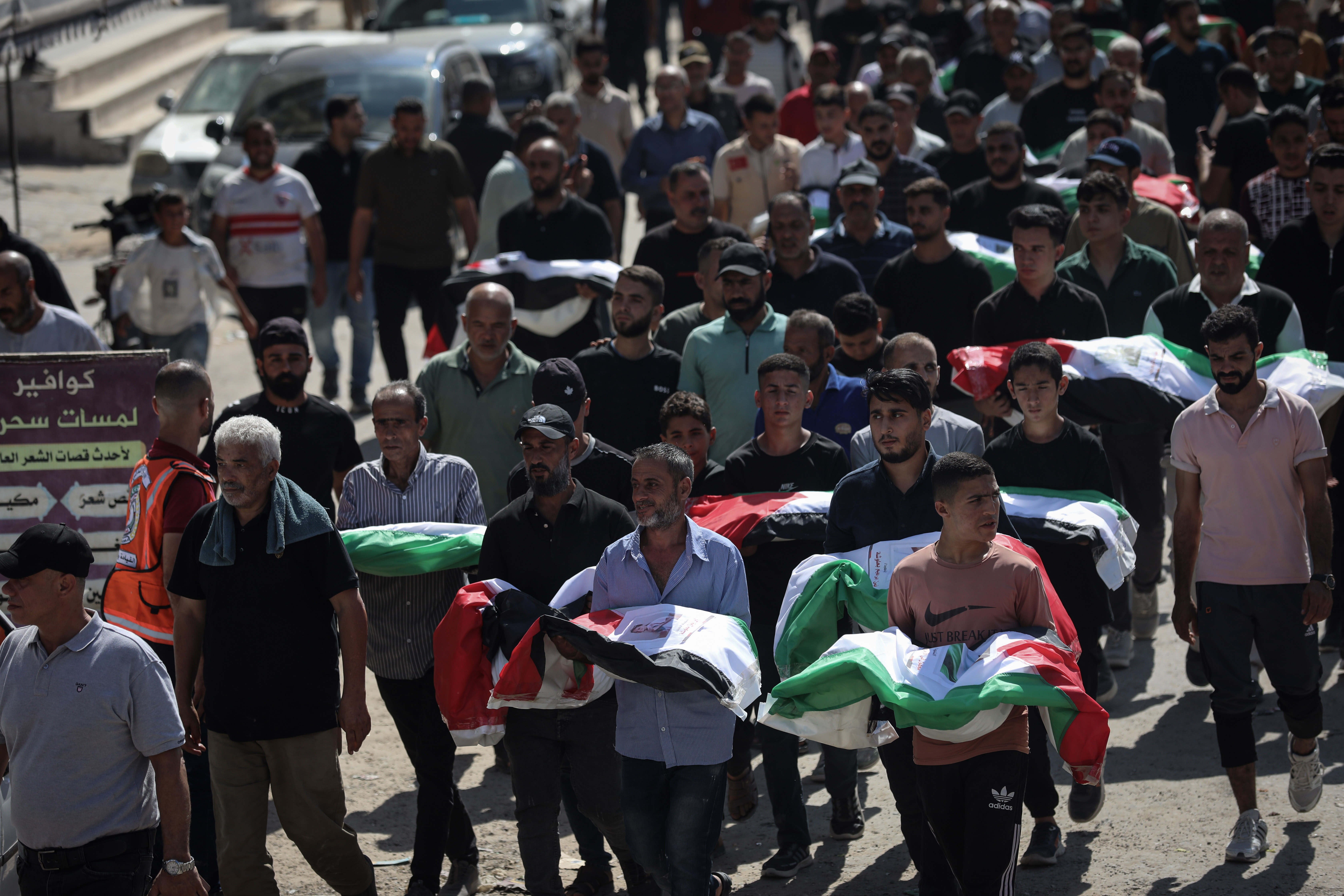Gaza mass funeral