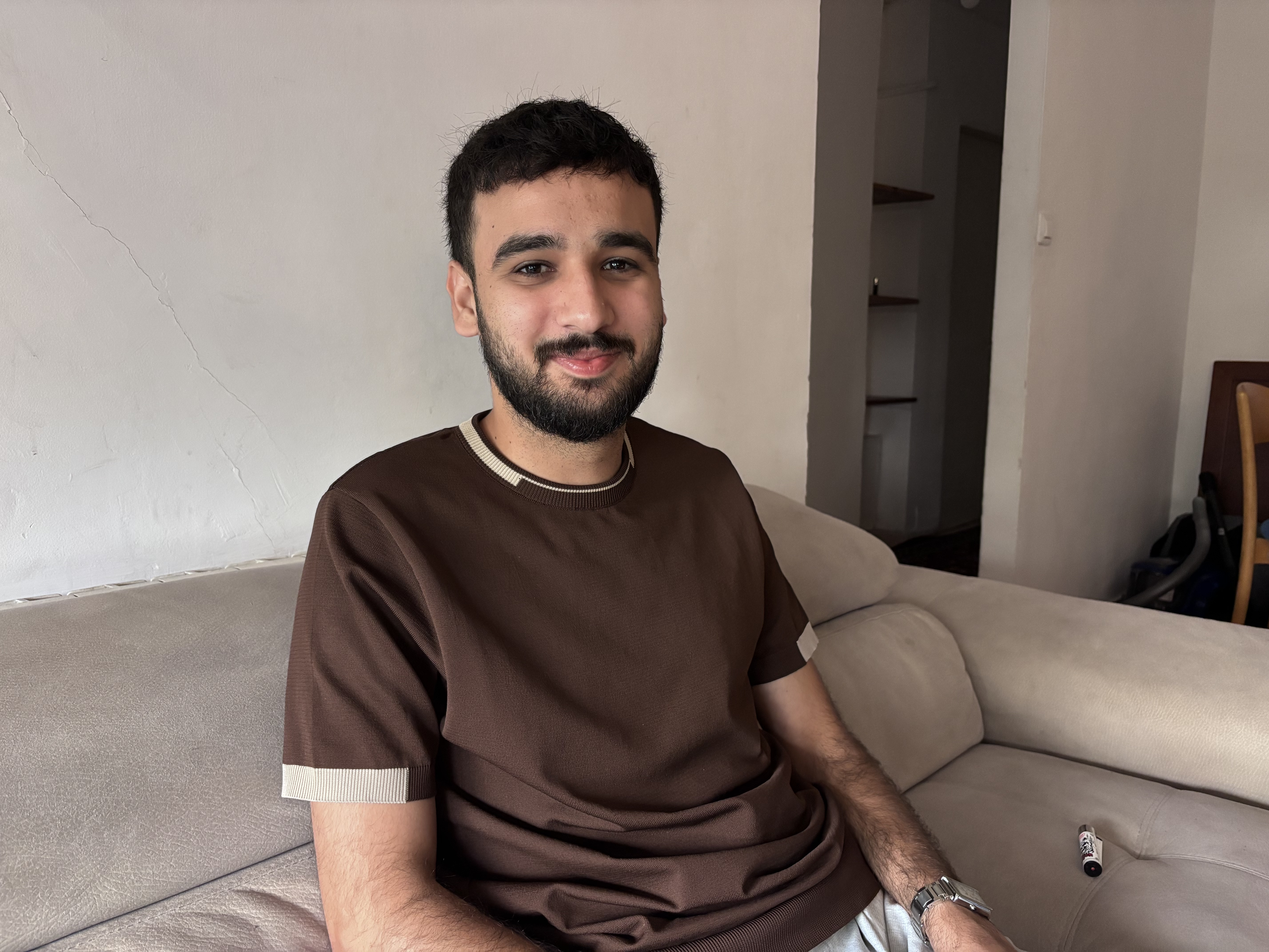 Anas Sgaier, a law student from Majd al-Krum [Al Jazeera]
