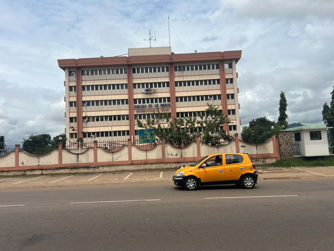 CRTV Radio’s national station in Yaounde, where the 5–6pm news bulletin has drawn attention since President Paul Biya returned from his 10-week “brief private stay” in Europe. [Amindeh Blaise Atabong/Al Jazeera]