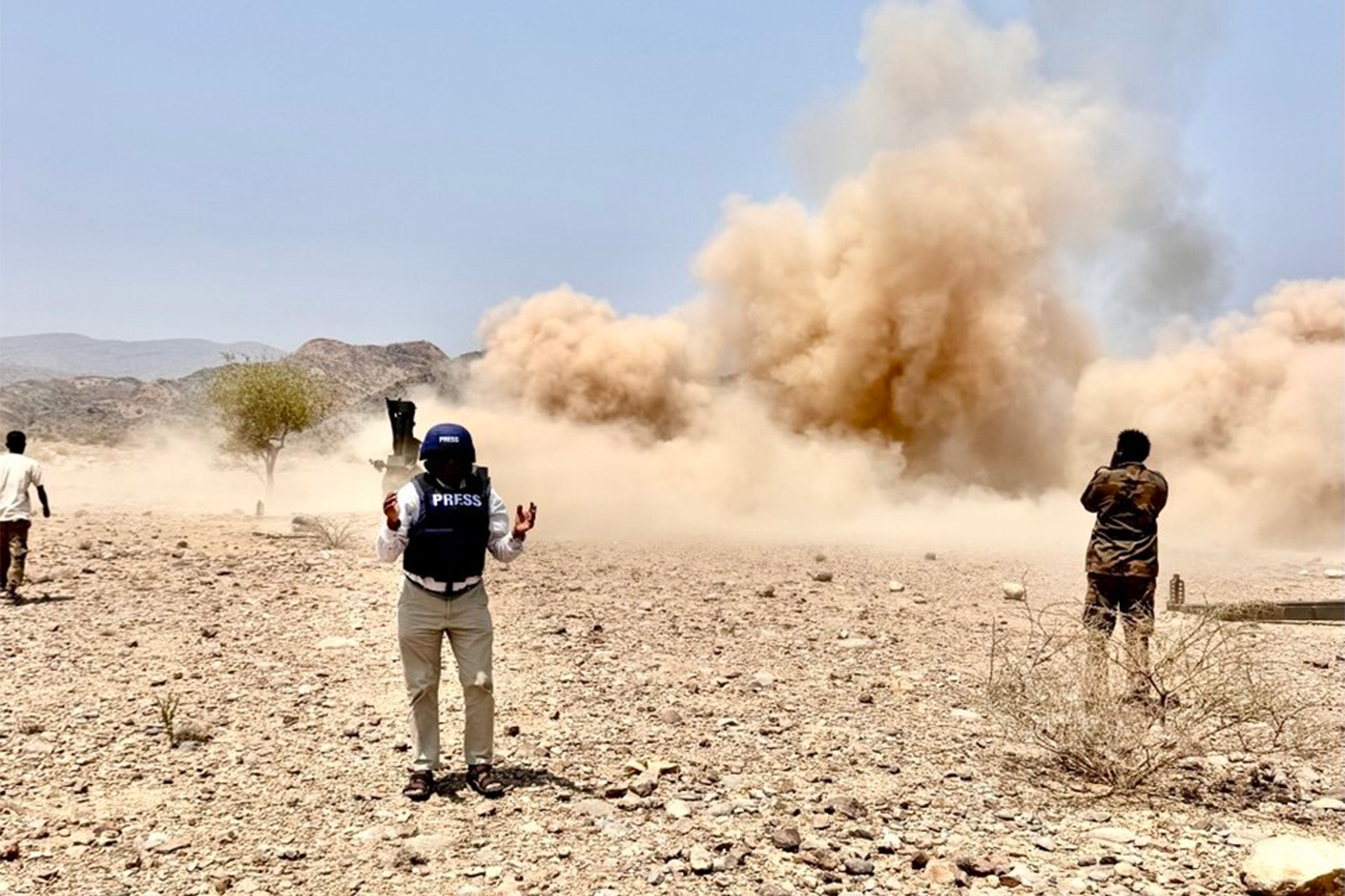 During exchanges of the fire on the front lines in Erbeti [Al Jazeera]