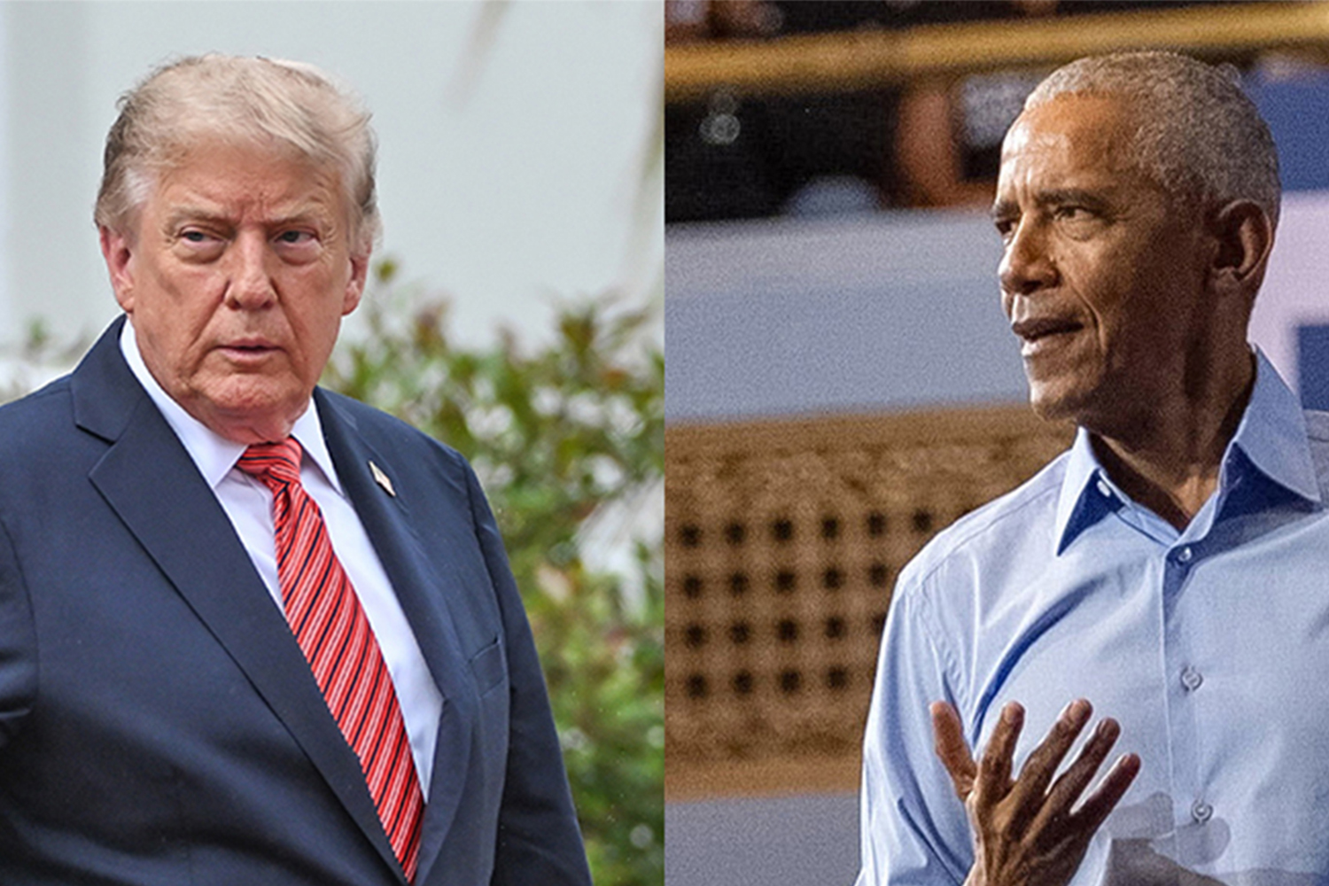 Trump and Obama