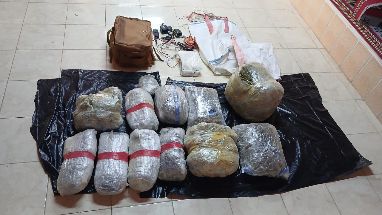 Narcotics seized by Jordanian forces