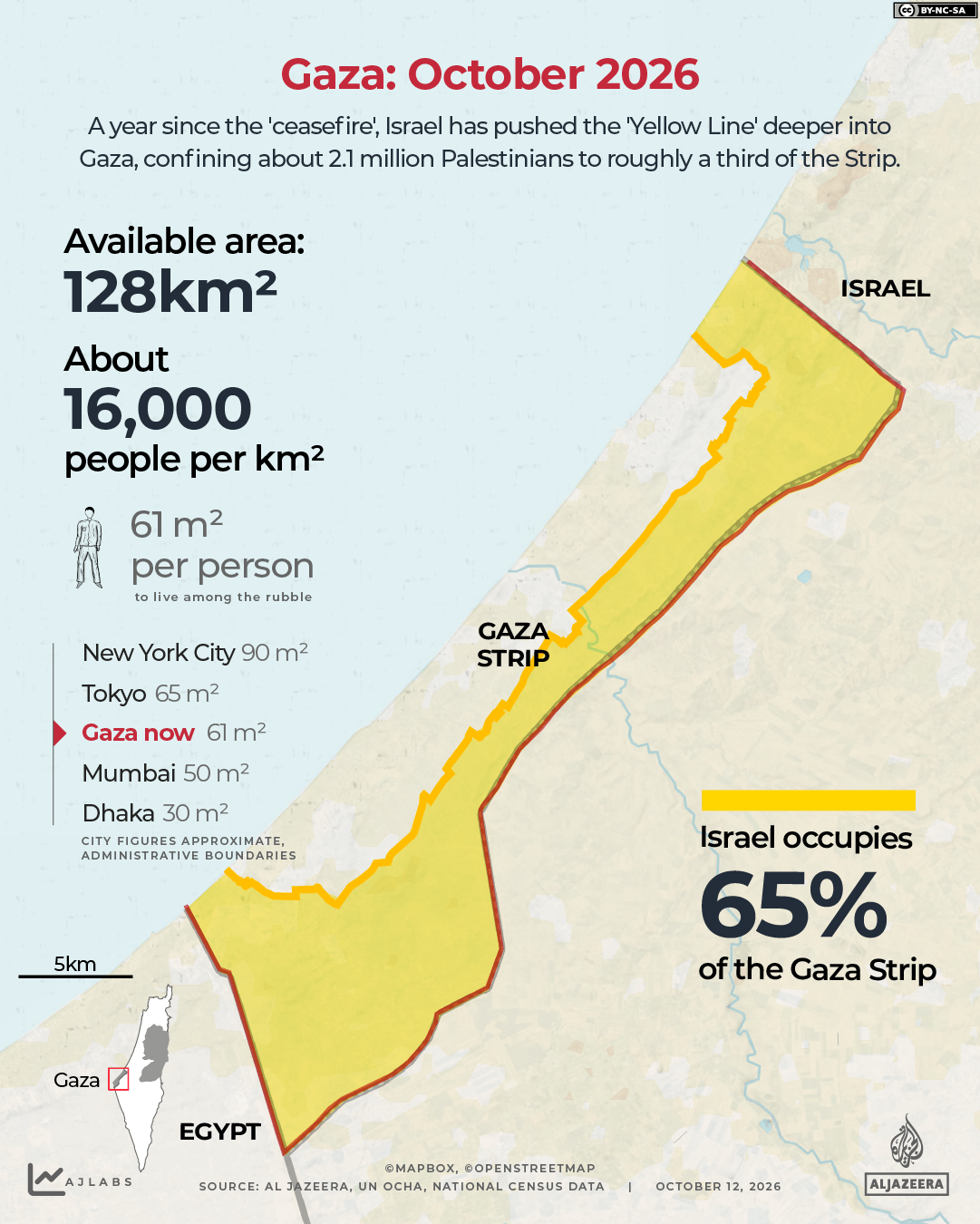 INTERACTIVE - Gaza yellow line October 2026 map latest-1791791040