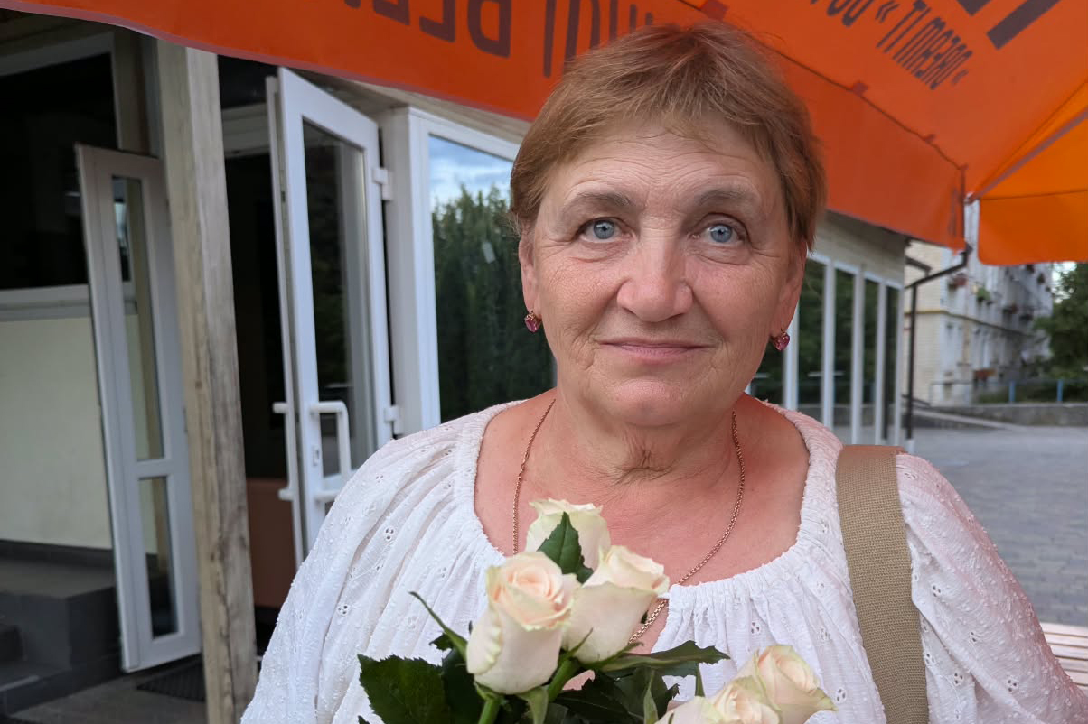 Vera Gulyaeva left the besieged town of Oleshky in March after her husband's death 2-1791197359