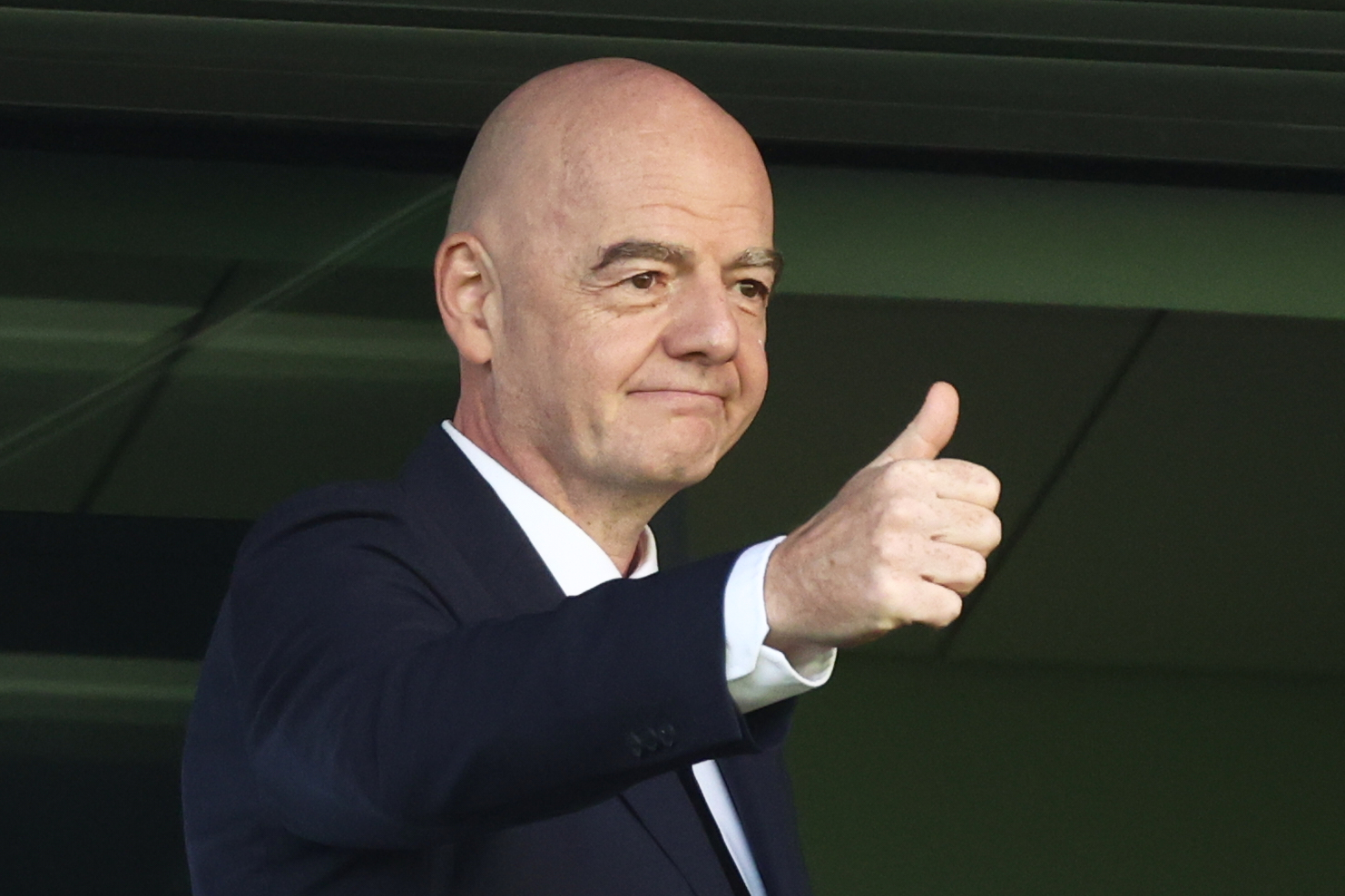 FILE -FIFA President Gianni Infantino arrives to attend the opening game of the Women's U20 World Cup opening match between Poland and Argentina in Katowice, Poland, Saturday, Sept. 5, 2026. (AP Photo/Beata Zawrzel, File)