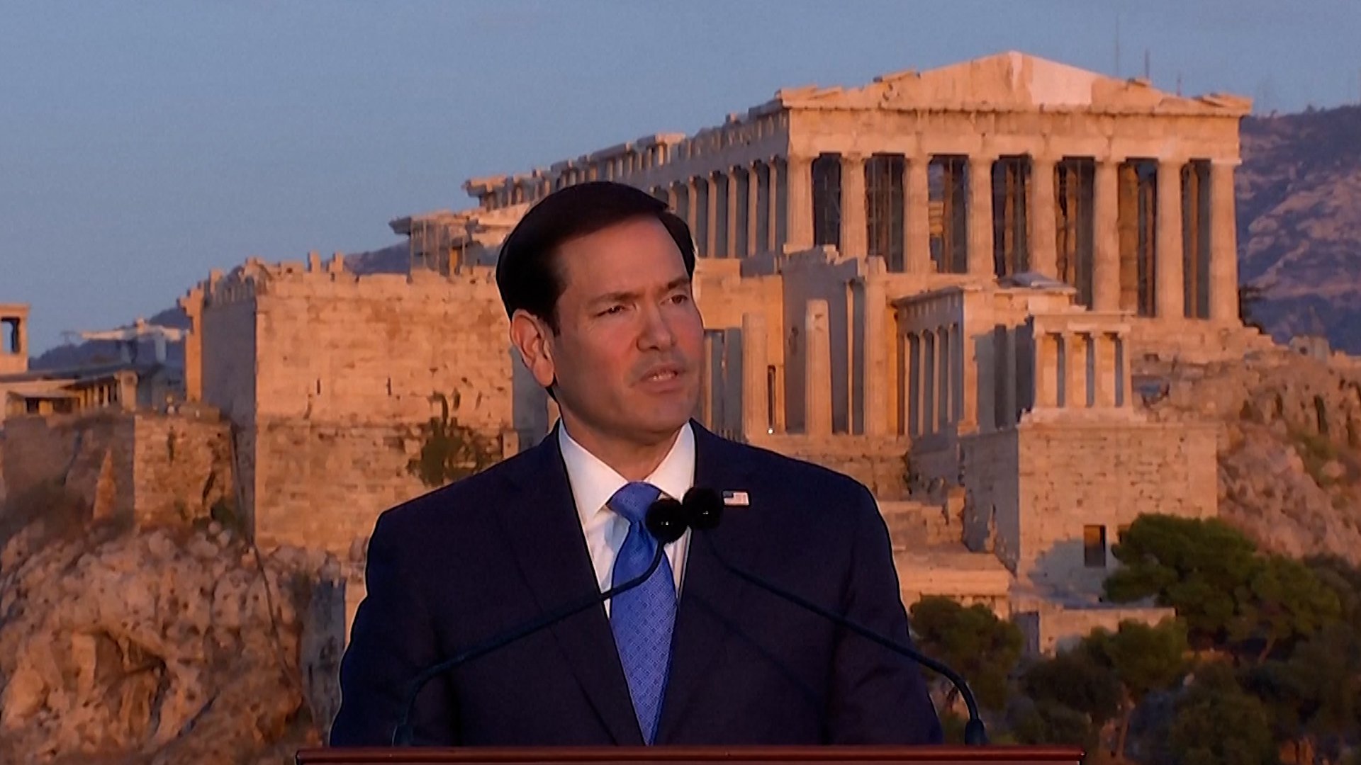 Marco Rubio in Athens, Greece
