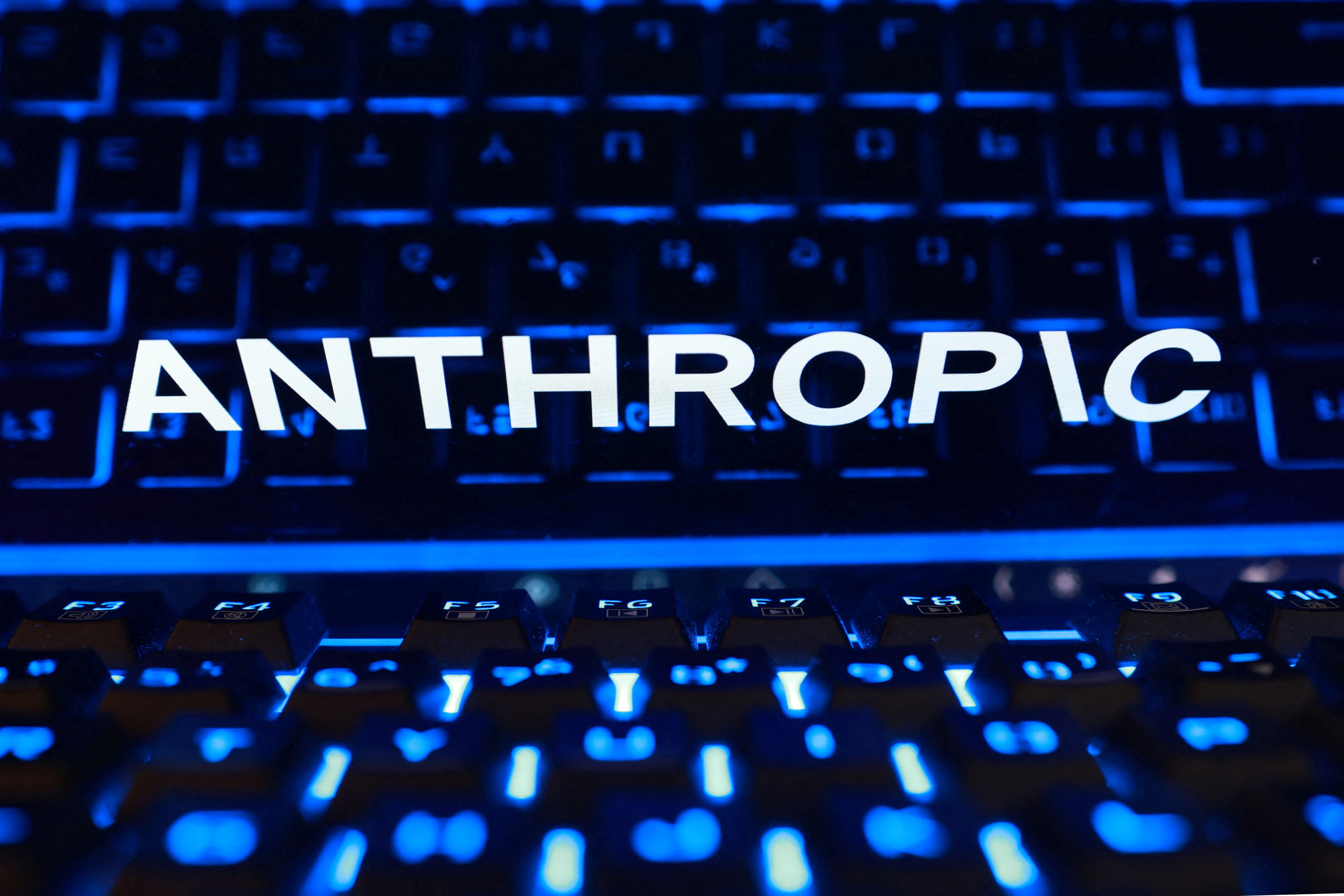 Anthropic logo and a keyboard in this illustration taken October 19, 2026. REUTERS/Dado Ruvic/Illustration