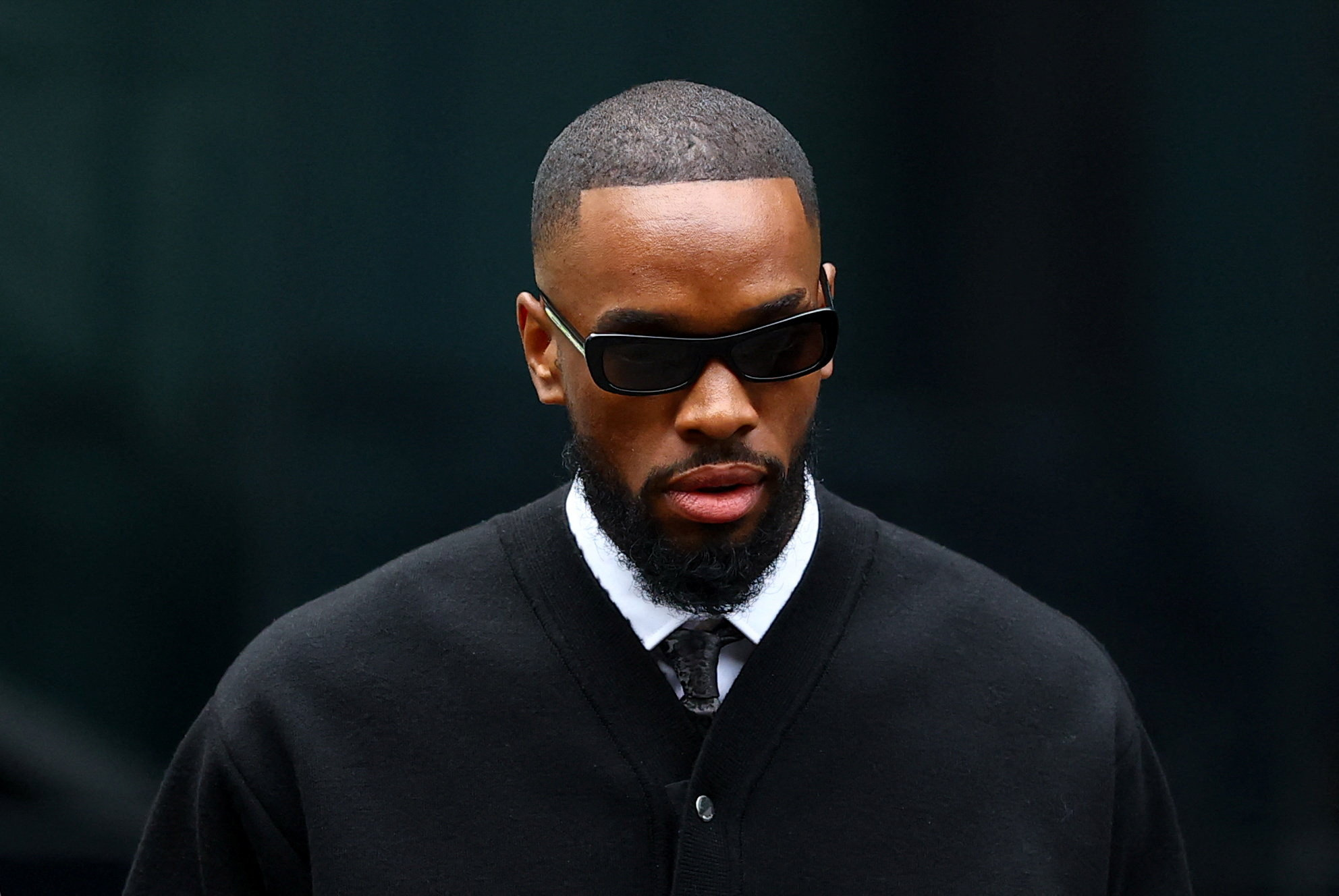 British footballer Ivan Toney arrives at Southwark Crown Court charged with assault relating to an alleged incident at a Soho nightclub on December 6 last year, having pleaded not guilty at an initial hearing on October 1, in London, Britain, October 29, 2026. REUTERS/Hannah McKay